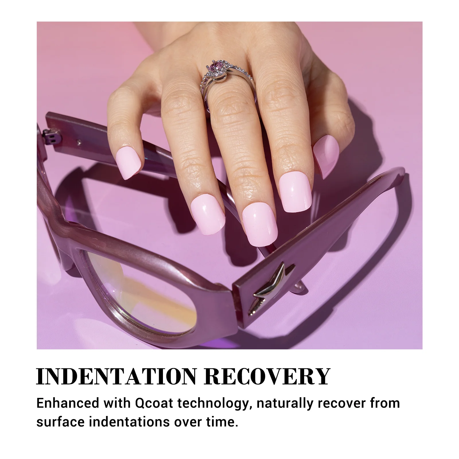 Qcoat Fully Cured Gel Nail Strips - Lavender(US ONLY) - Image 5