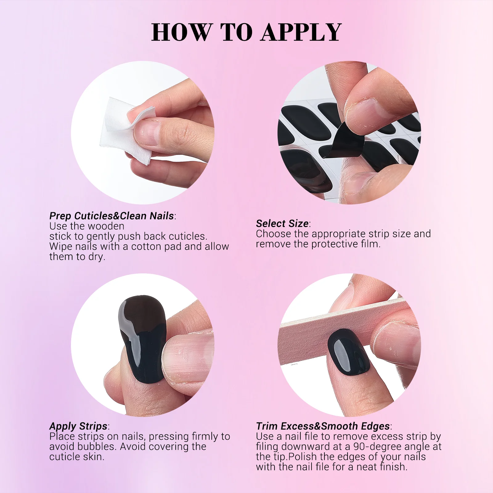 Qcoat Fully Cured Gel Nail Strips - Lavender(US ONLY) - Image 7