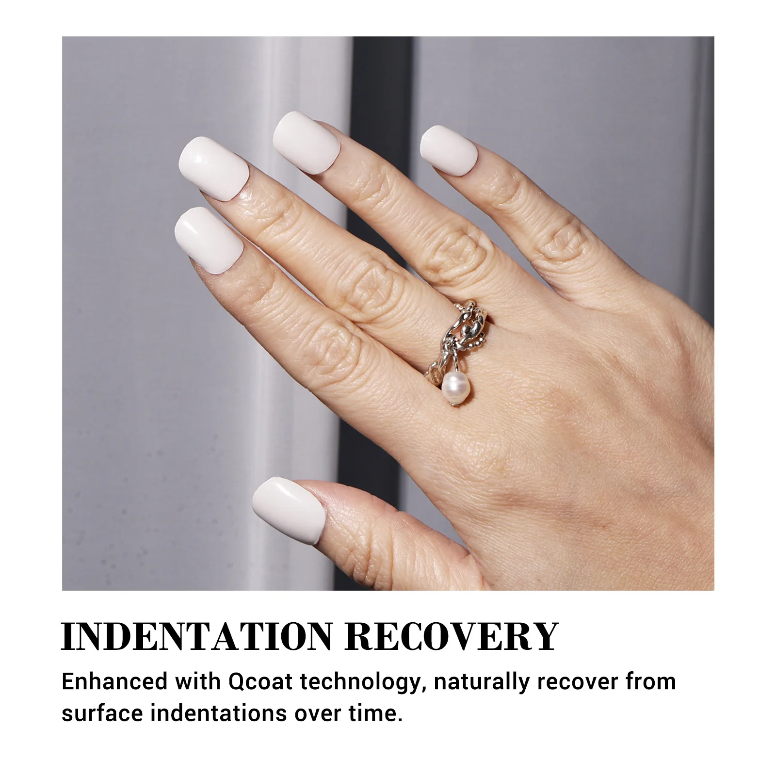 Qcoat Fully Cured Gel Nail Strips - Milky White(US ONLY) - Image 4