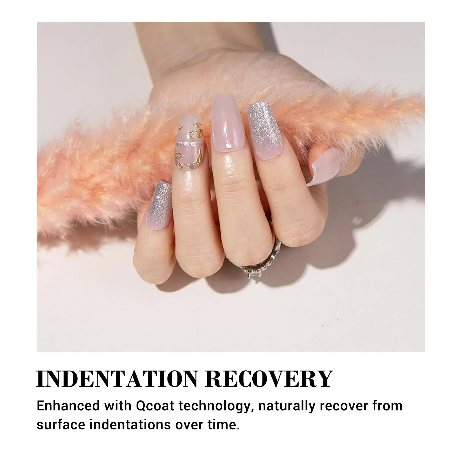 Qcoat Fully Cured Gel Nail Strips - Nude Fresh(US ONLY) - Image 5
