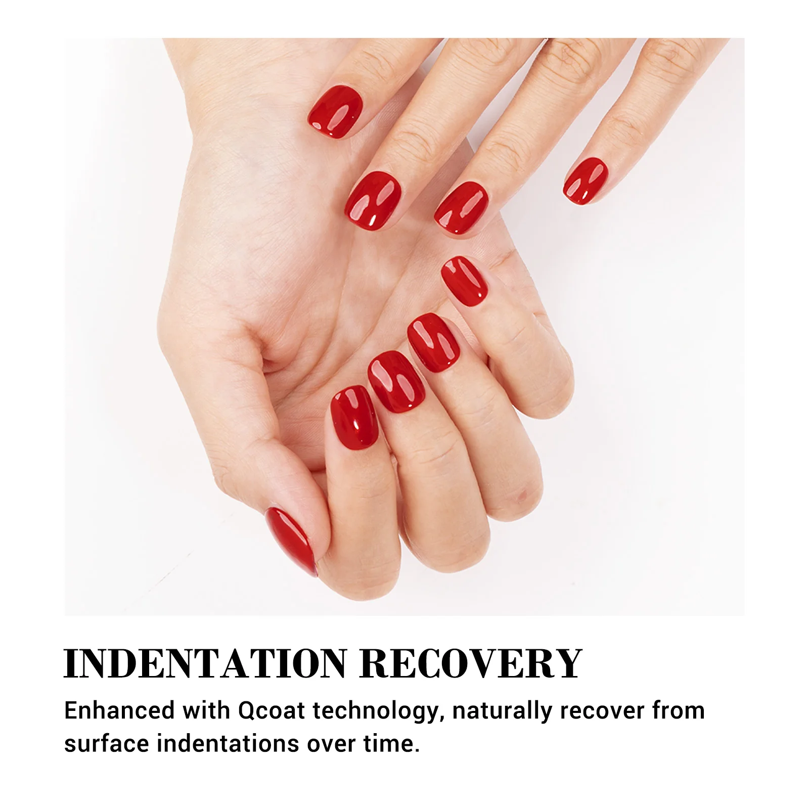Qcoat Fully Cured Gel Nail Strips - Red(US ONLY) - Image 5