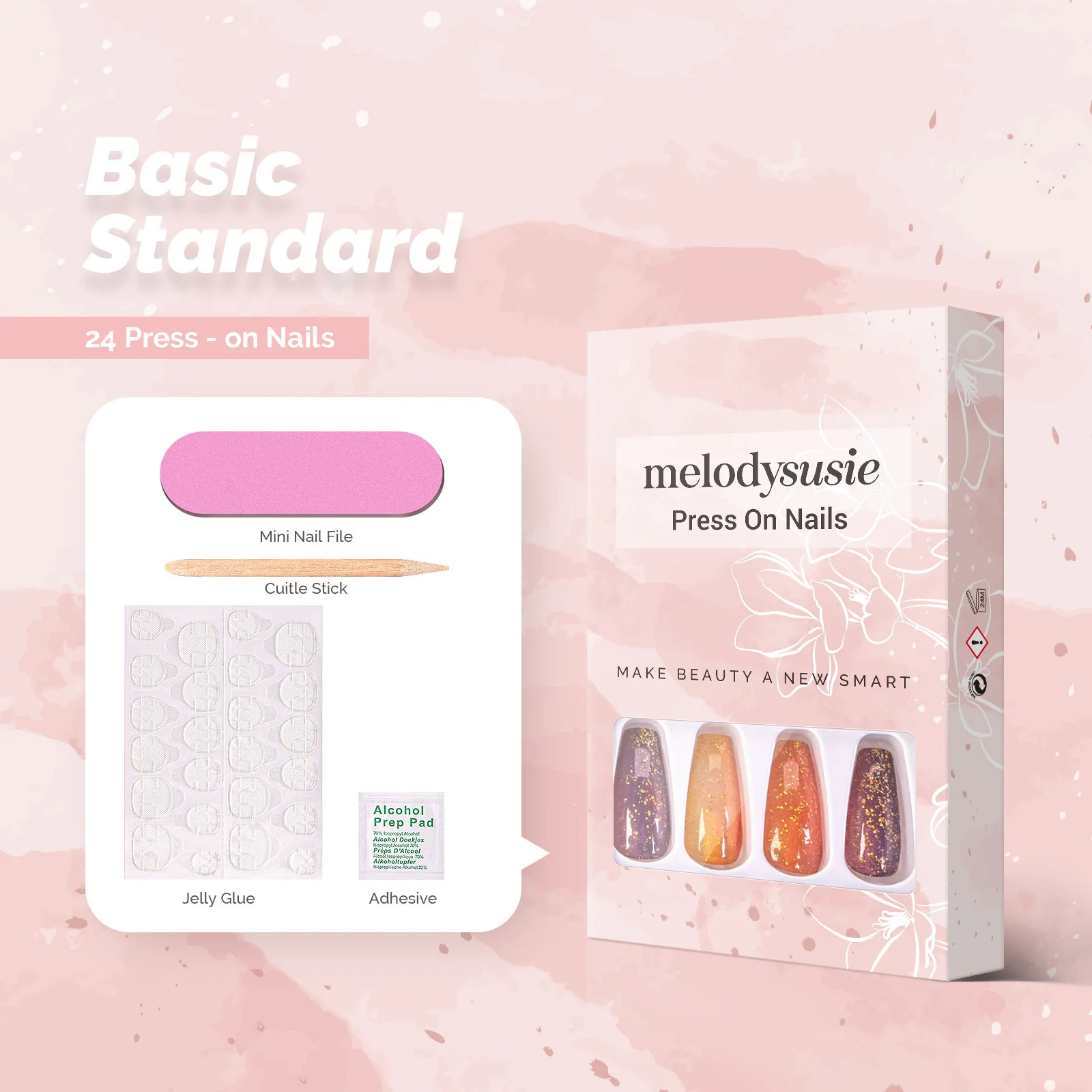 Rainbow Acrylic Press On Nails Kits - Image 3