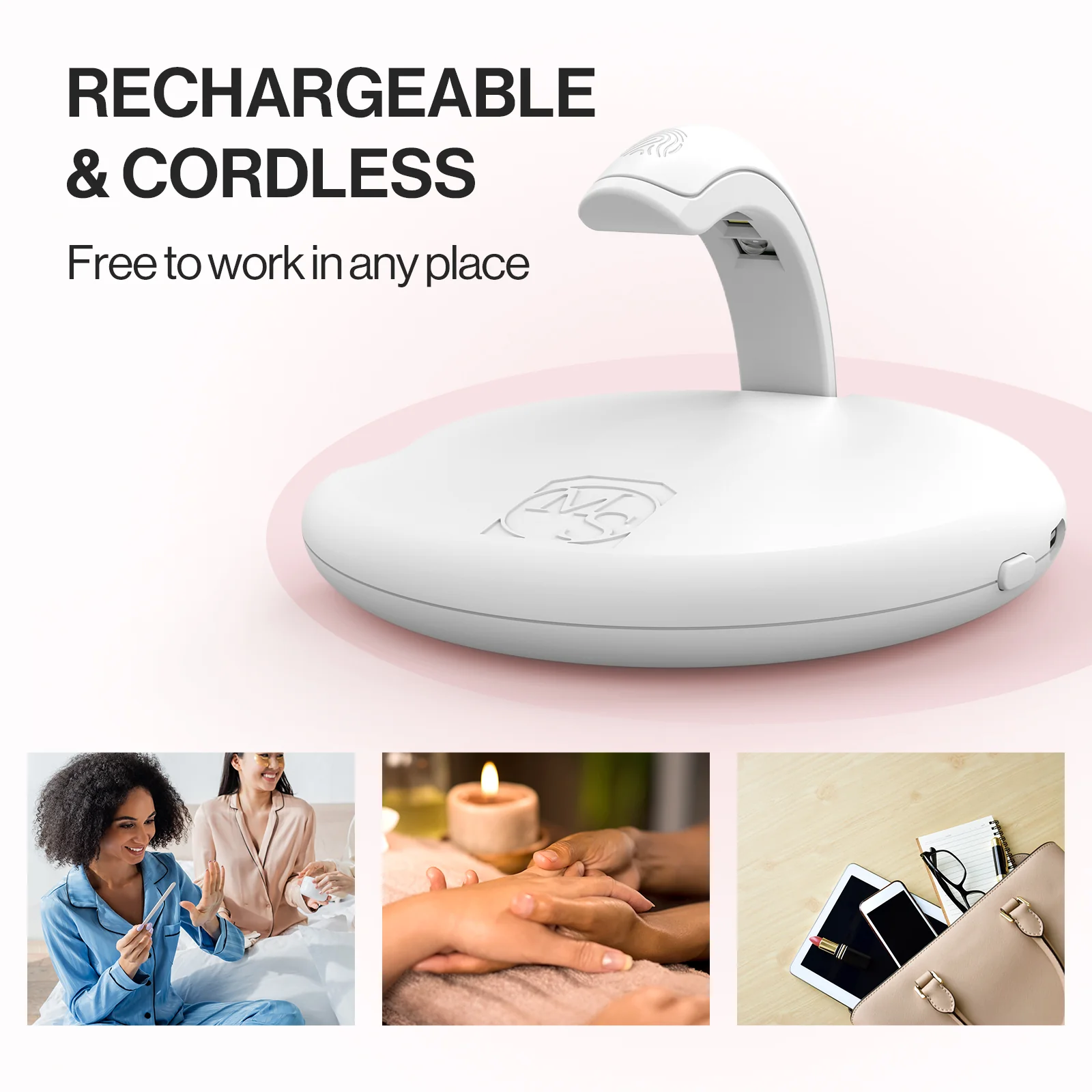 Rechargeable P-Art05M Mini 2 in 1 LED/UV Nail Art Lamp - Image 4