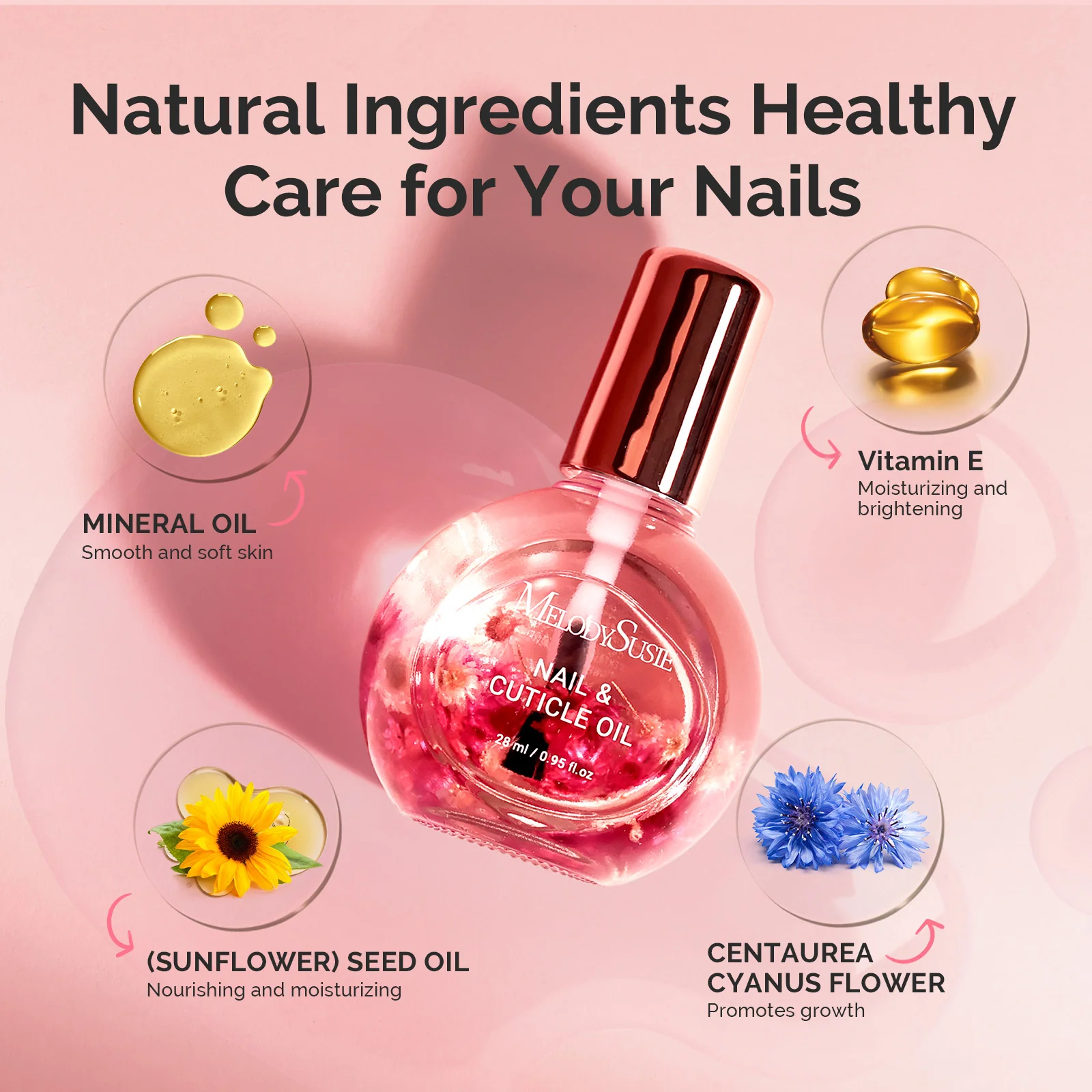 Rose Cuticle Oil 28ml 0.95 fl. Oz - Image 4
