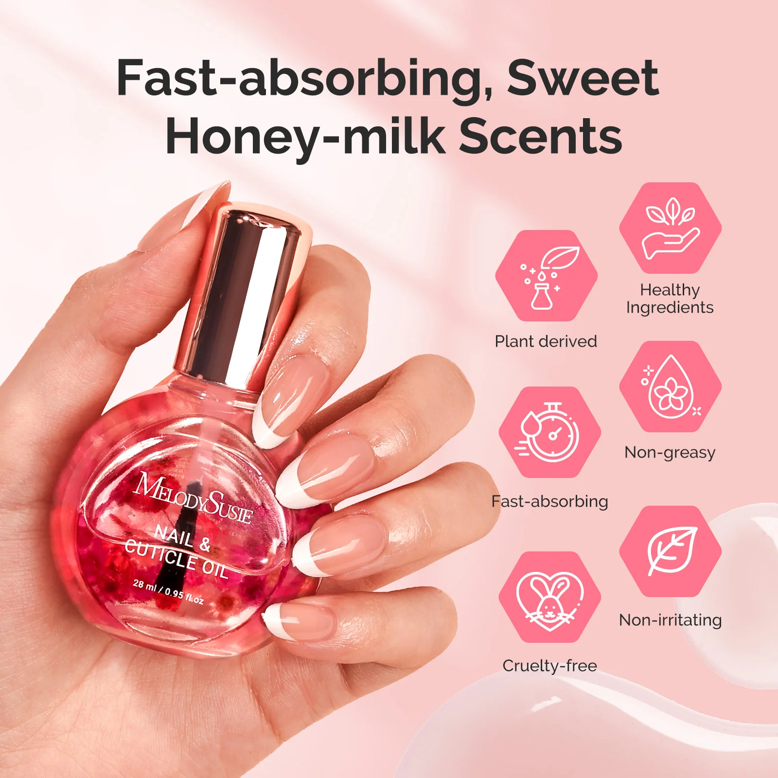 Rose Cuticle Oil 28ml 0.95 fl. Oz - Image 6