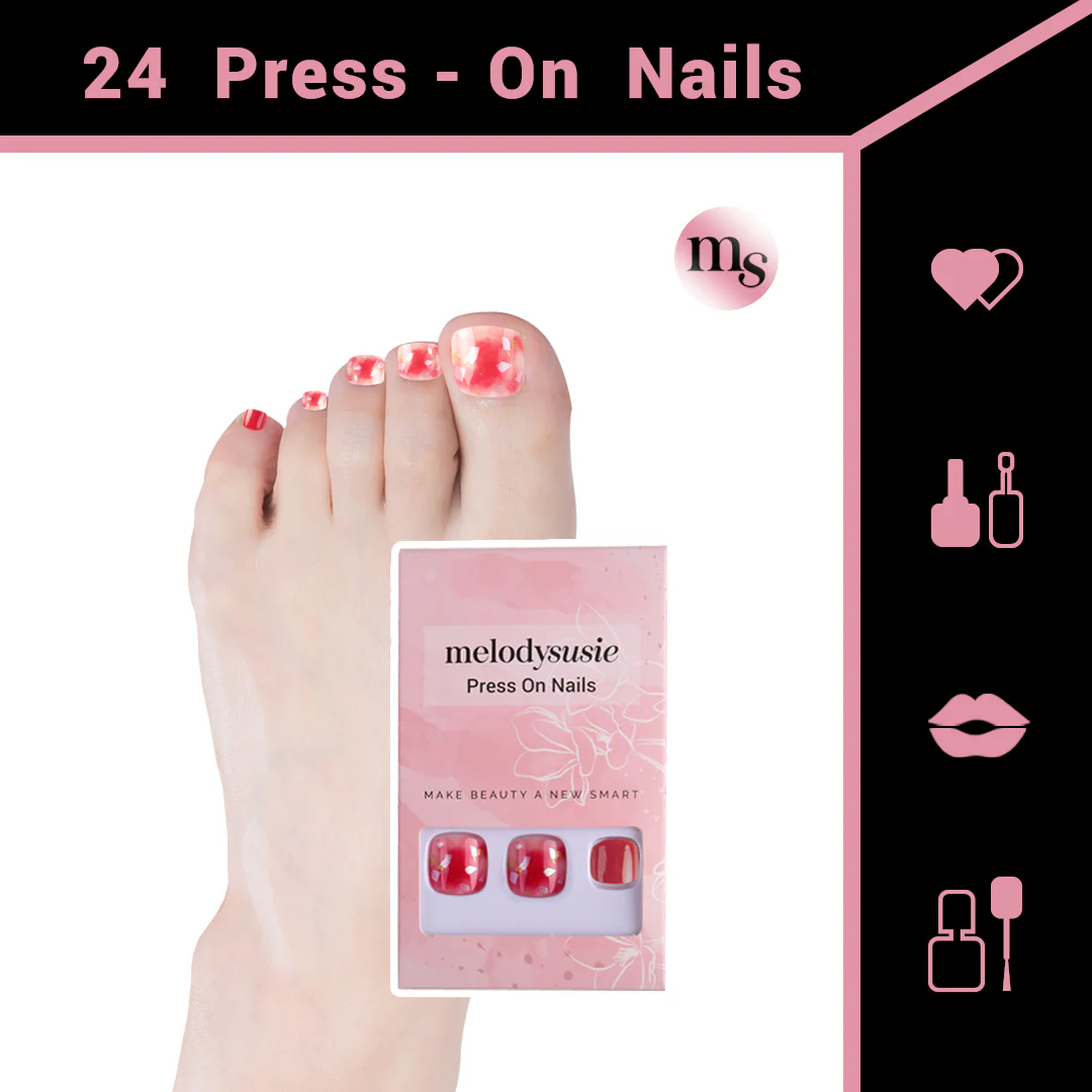 Ruby Acrylic Press On Nails Kits - Image 2