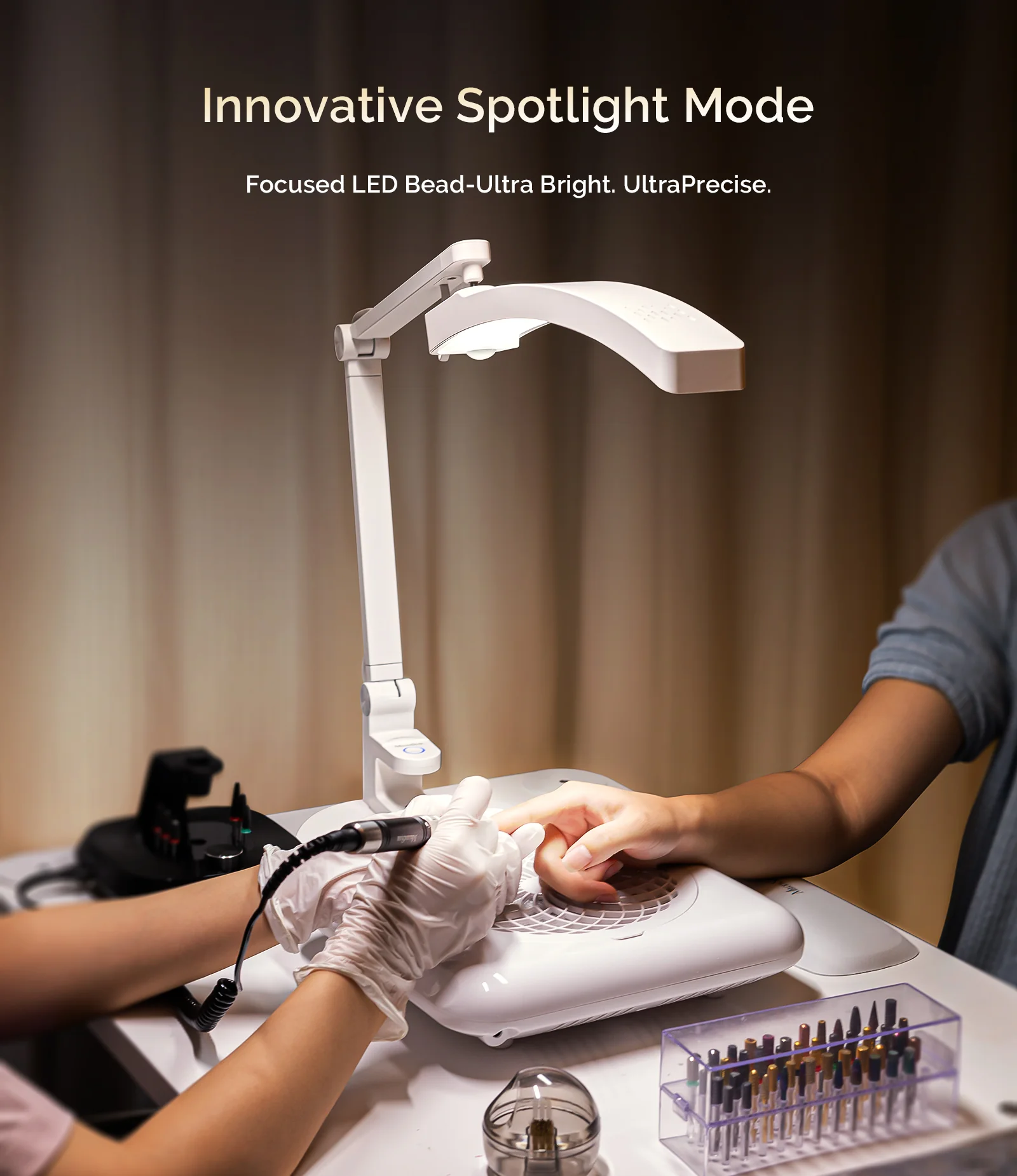 S-Pro29G Nail-Focused 3-Mode Manicure Table Lamp Pack for 10+ - Image 4