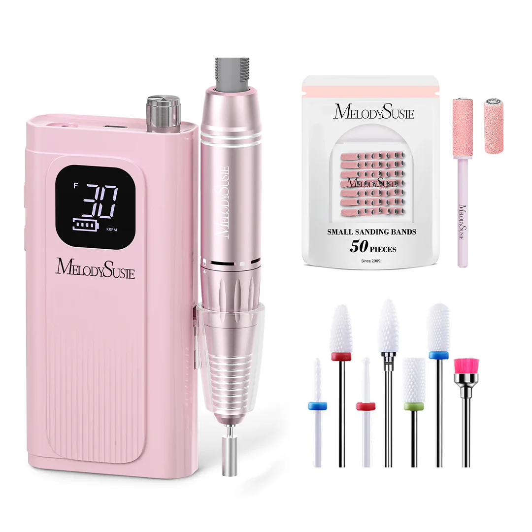 SC300F Rechargeable Nail Drill 30,000RPM Set - Image 2