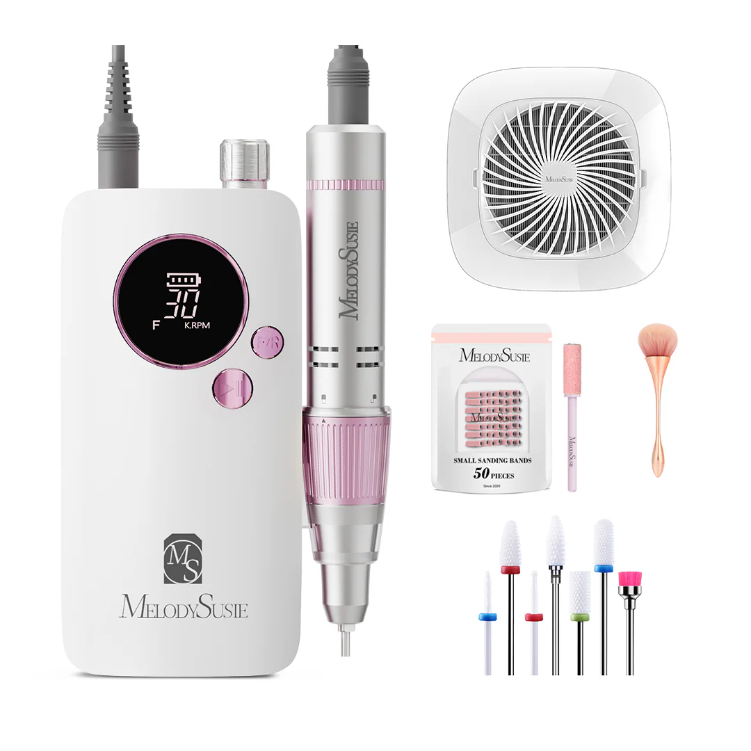 SC320F Rechargeable Nail Drill 30,000RPM Set - Image 4