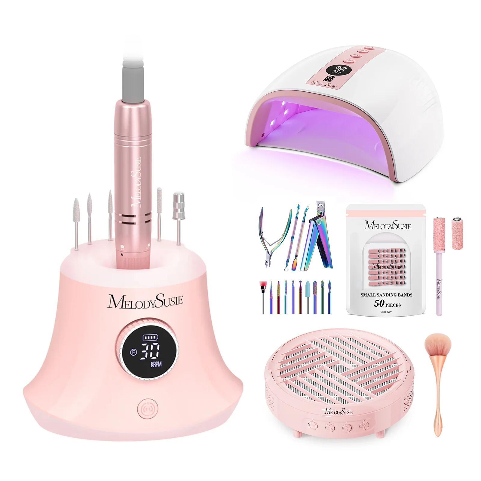SC320G Desktop Multifunctional Rechargeable Nail Drill 30,000RPM - Image 12