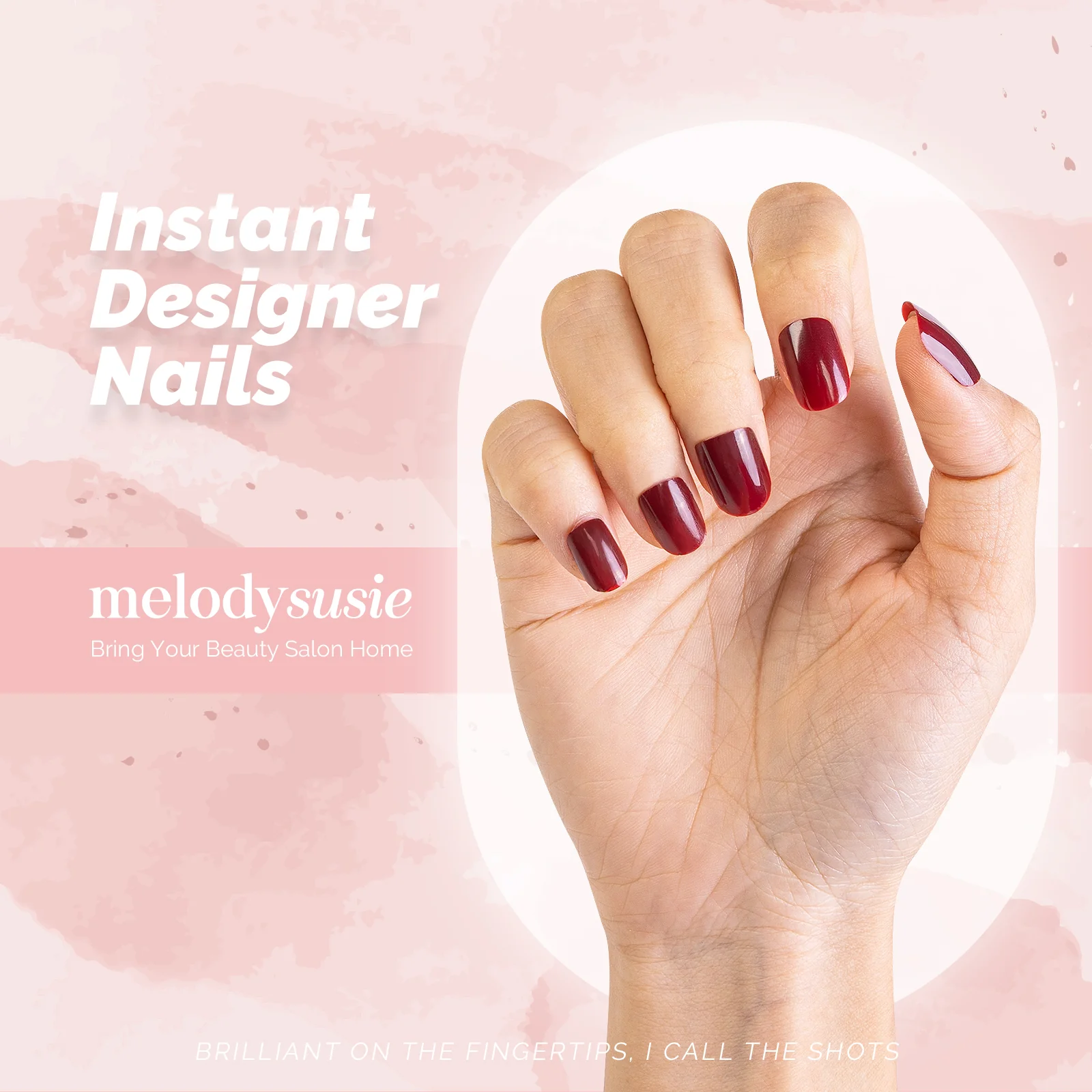 Scarlet Acrylic Press On Nails Kits - Image 2