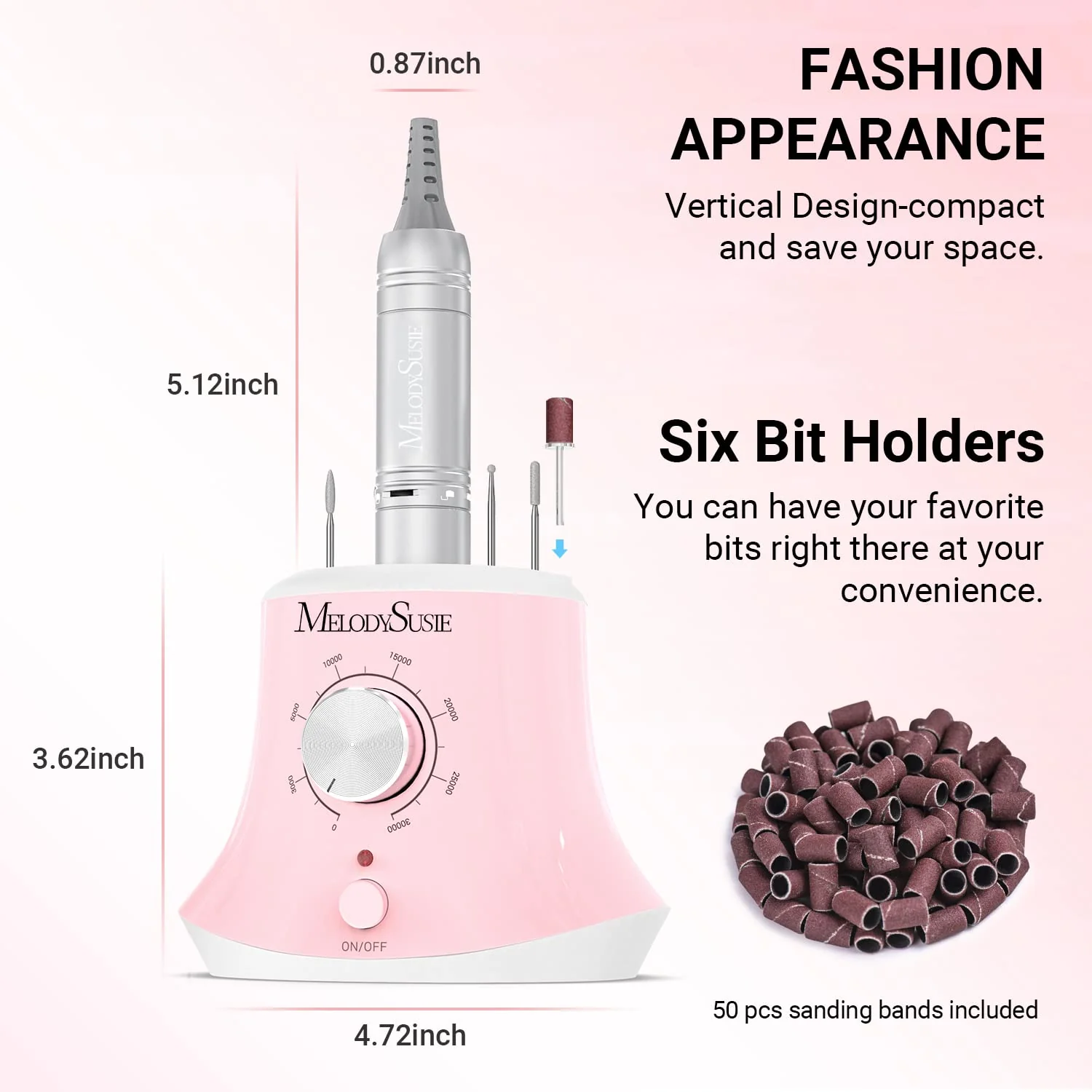 Scarlet(SC320I) Electric Nail Drill 30,000RPM - Image 8