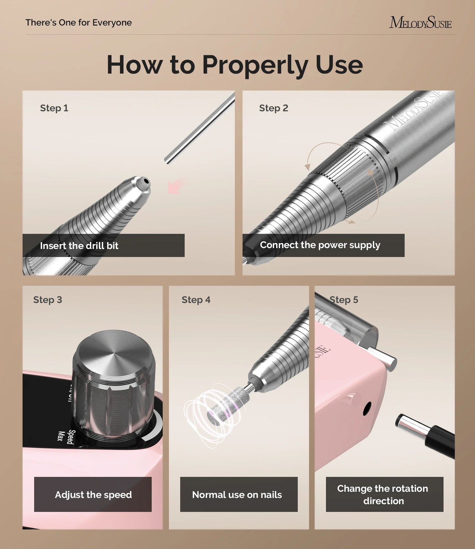 Selene(SC320D) Rechargeable Nail Drill 30,000 RPM - Image 4