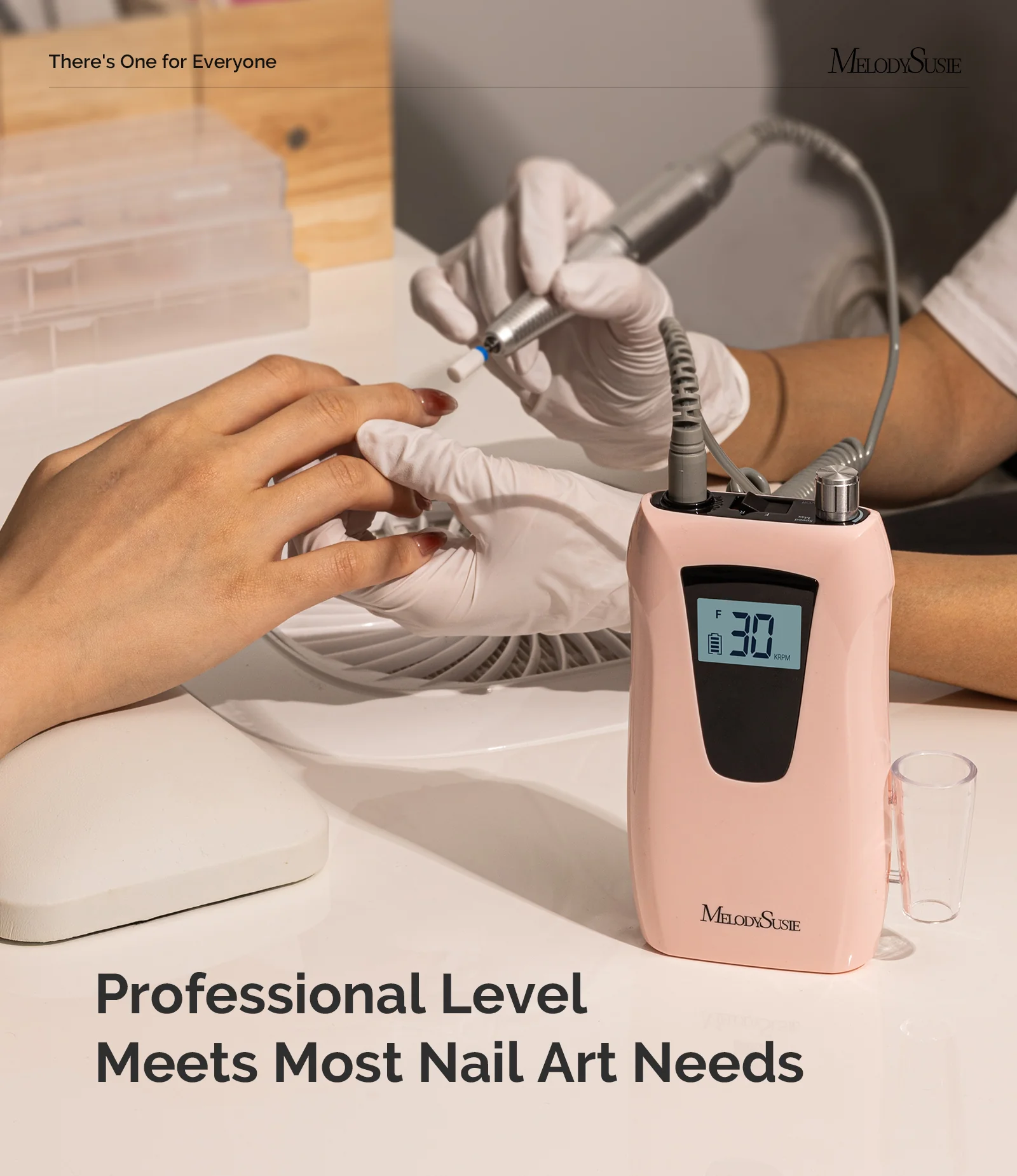 Selene(SC320D) Rechargeable Nail Drill 30,000 RPM - Image 5