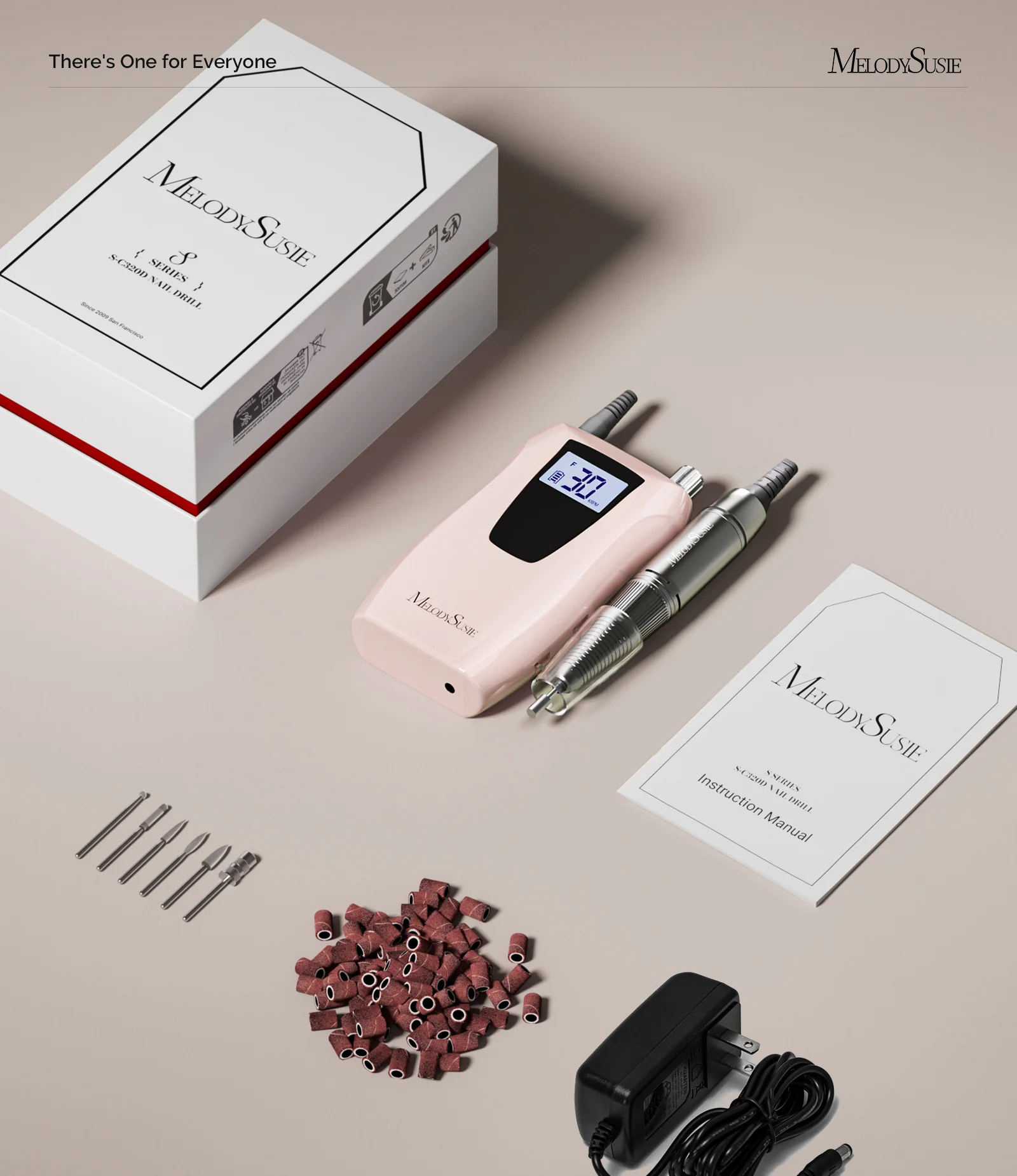 Selene(SC320D) Rechargeable Nail Drill 30,000 RPM - Image 6