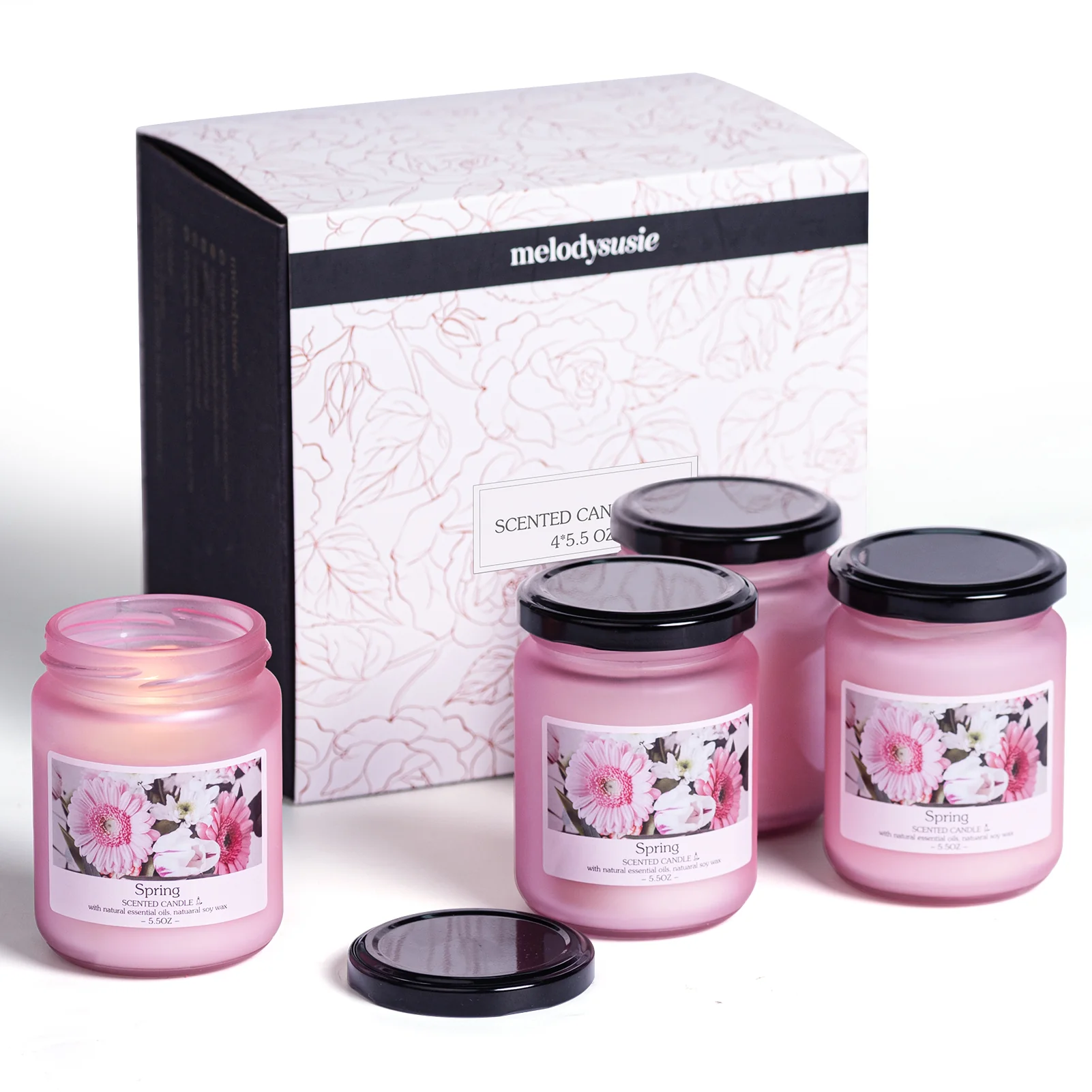 Seasonal Scented Candles Gift Set