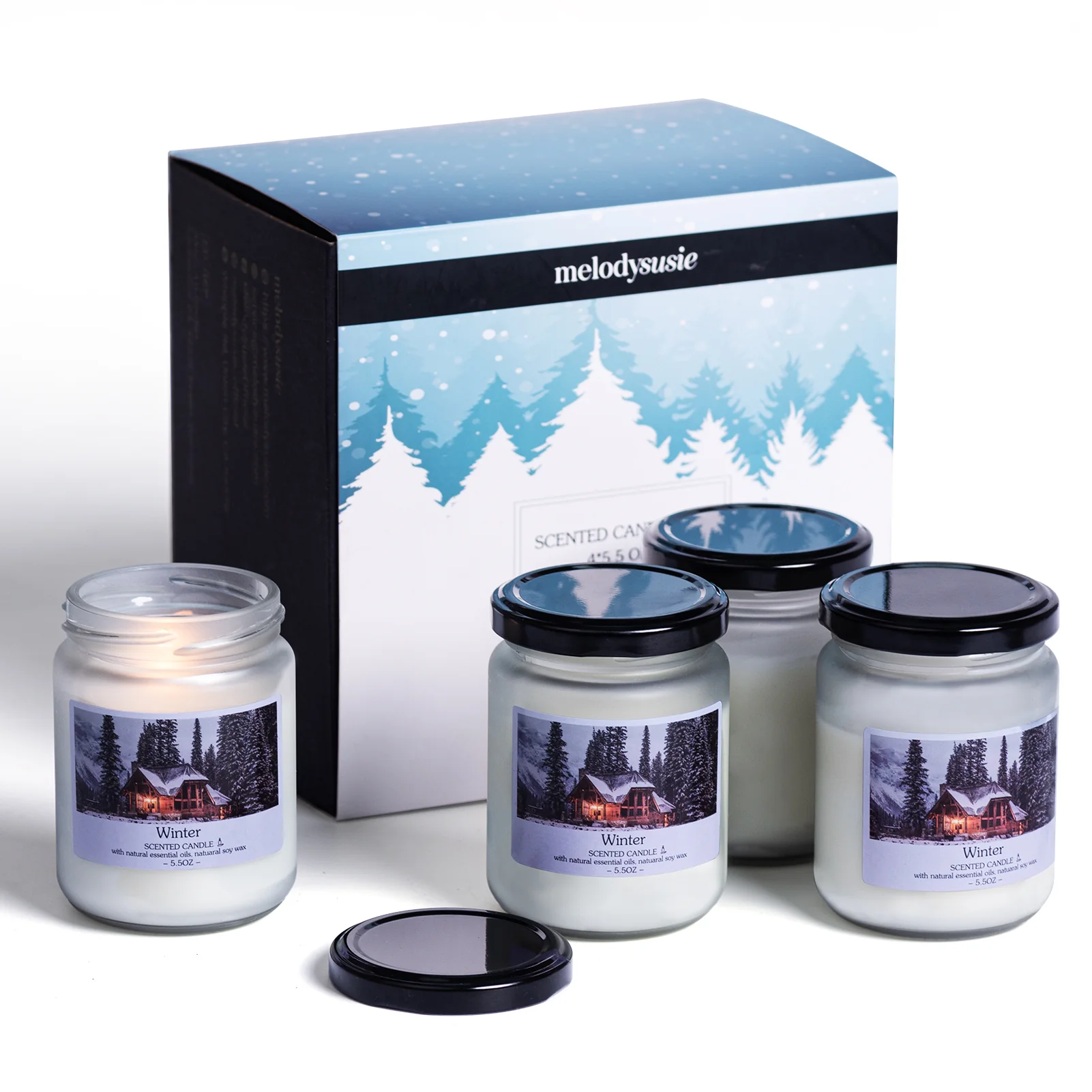 Seasonal Scented Candles Gift Set - Image 11