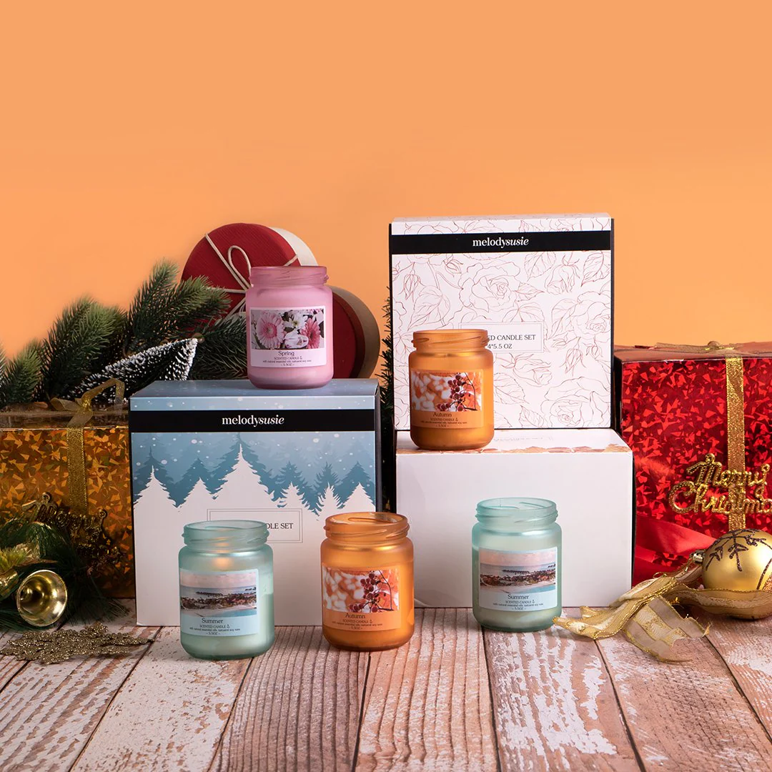 Seasonal Scented Candles Gift Set - Image 2