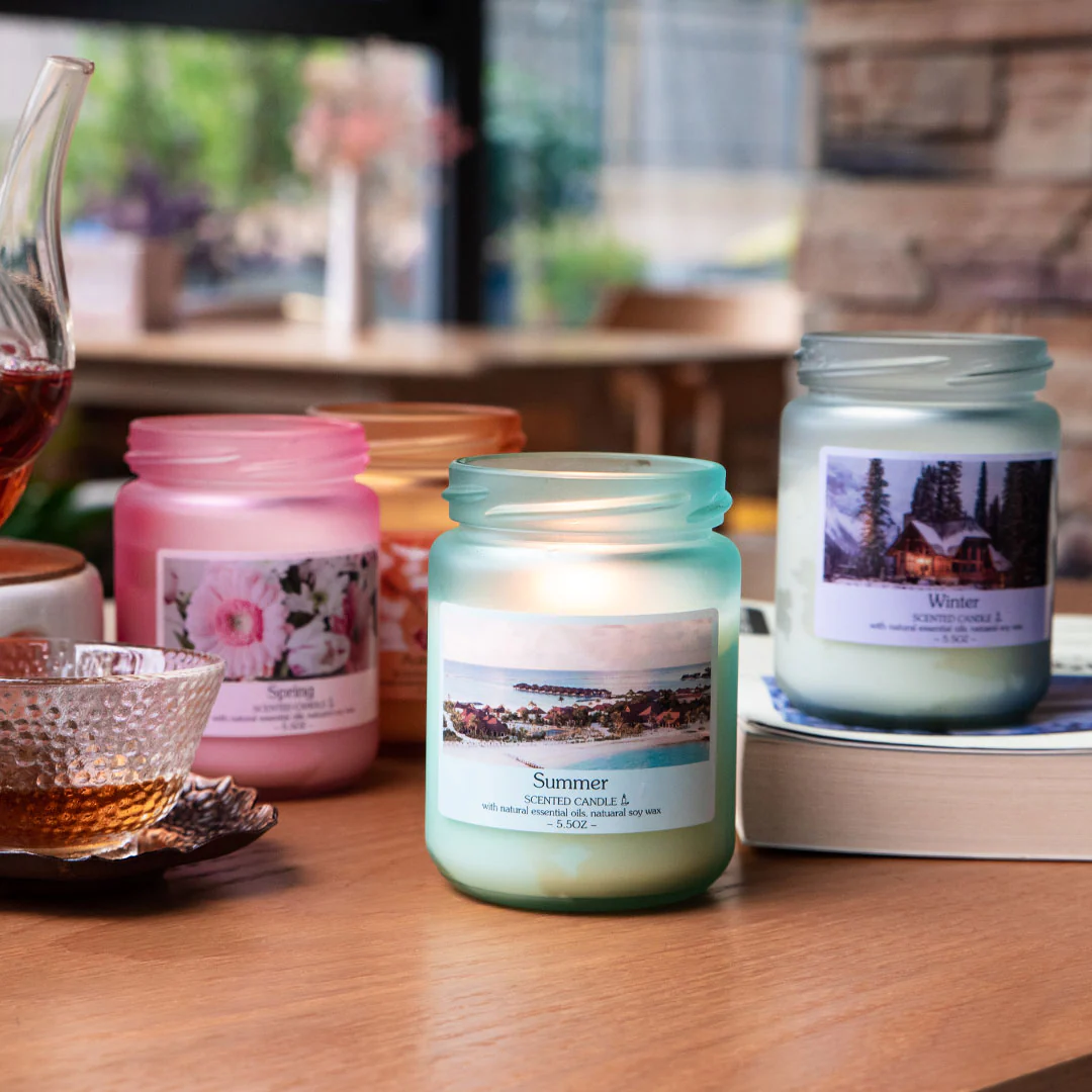 Seasonal Scented Candles Gift Set - Image 4