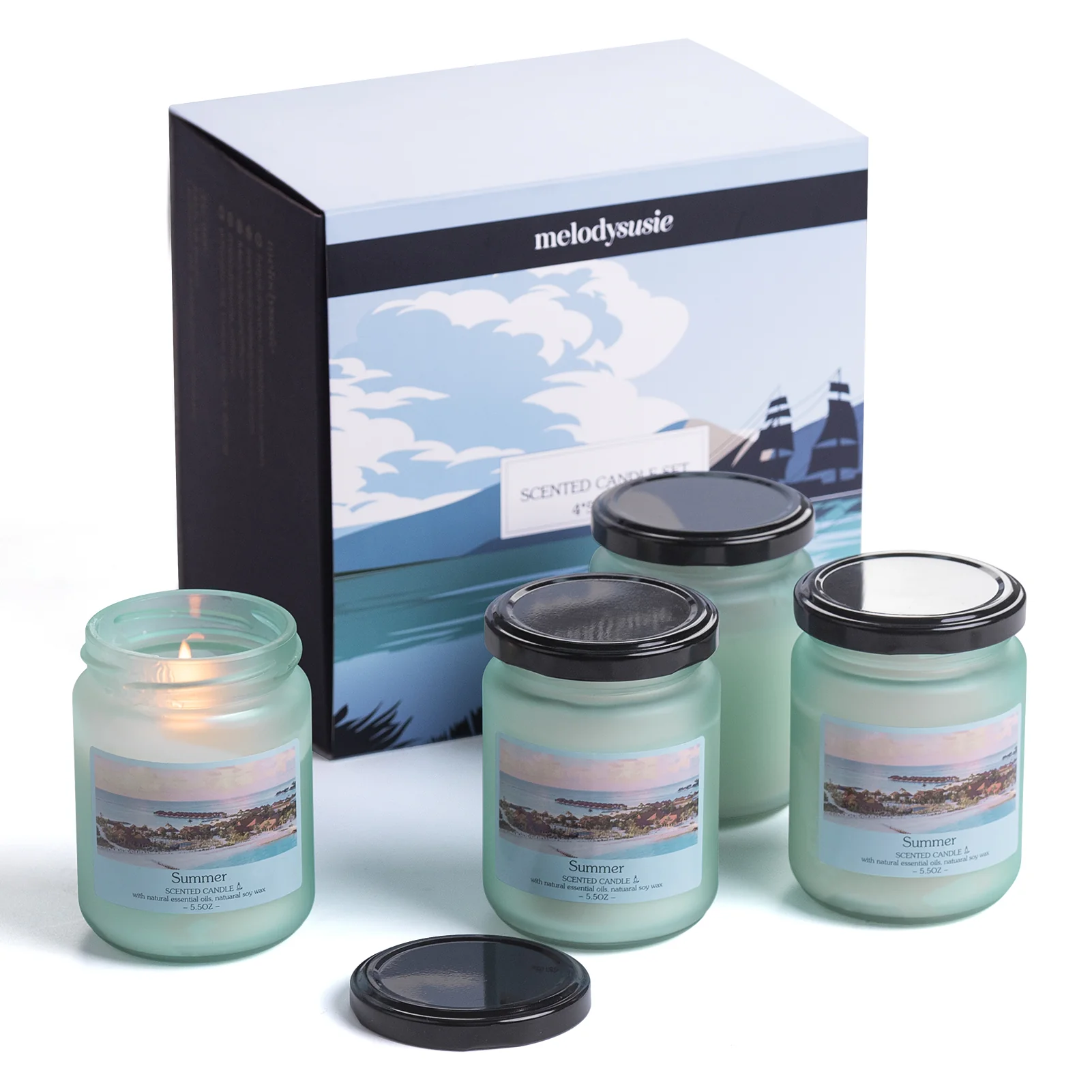 Seasonal Scented Candles Gift Set - Image 9
