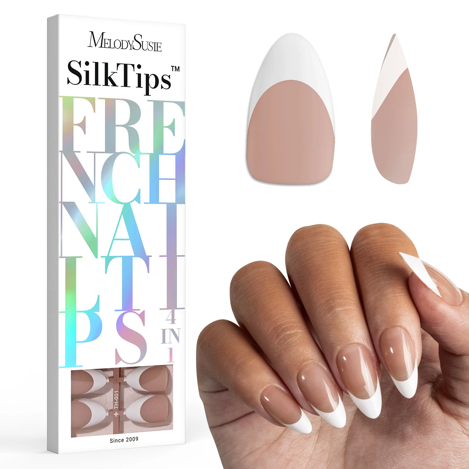 SilkTips 4 in 1 French Soft Gel Nail Tips - 150Pcs (US ONLY) - Image 13