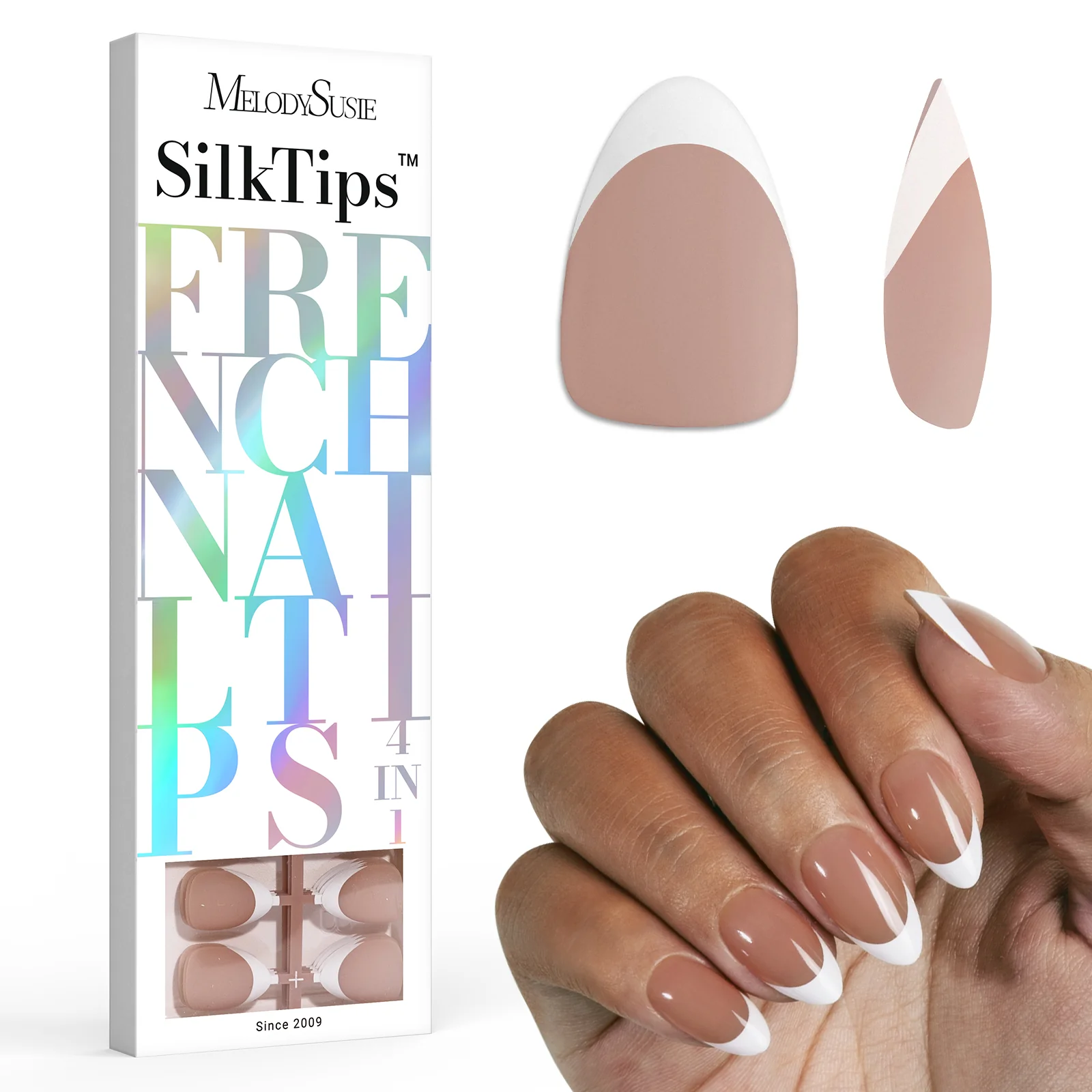 SilkTips 4 in 1 French Soft Gel Nail Tips - 150Pcs (US ONLY) - Image 14