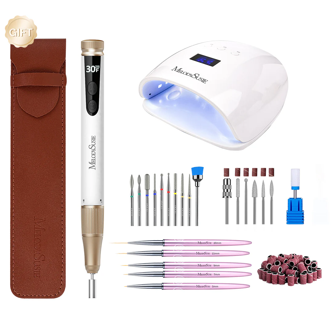 SM180F Portable & Stepless Speed Rechargeable Nail Drill 30000RPM - Image 11
