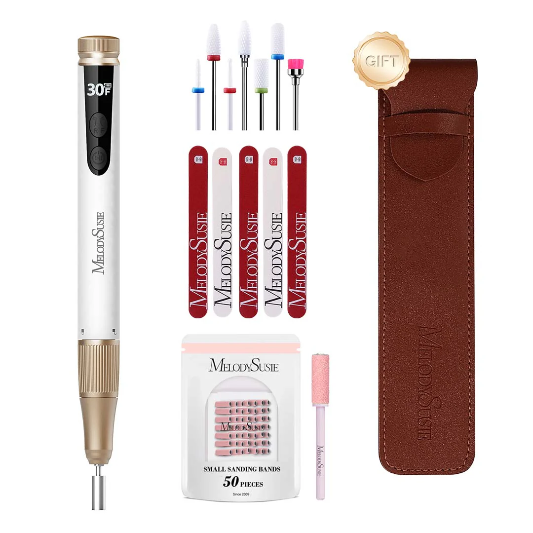 SM180F Portable & Stepless Speed Rechargeable Nail Drill 30000RPM - Image 9