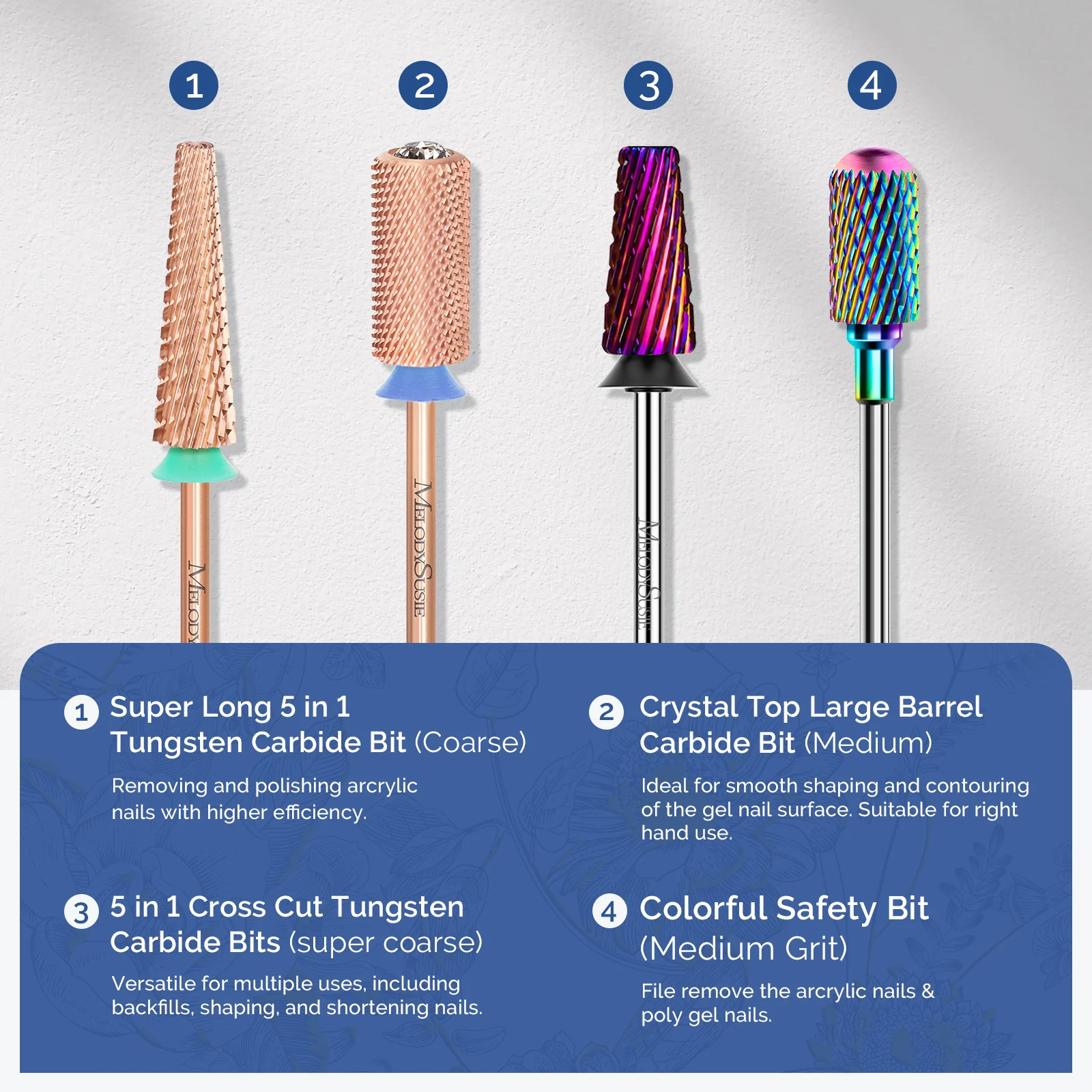 SM200F Plus Rechargeable 35,000RPM Nail Drill Art Design Gift Box - Image 10