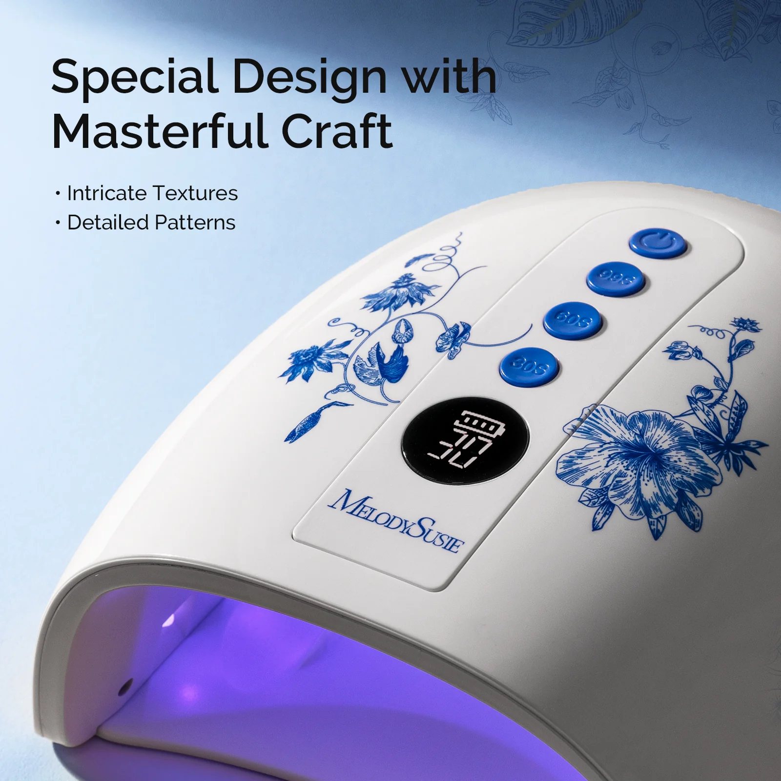 SM200F Plus Rechargeable 35,000RPM Nail Drill Art Design Gift Box - Image 6
