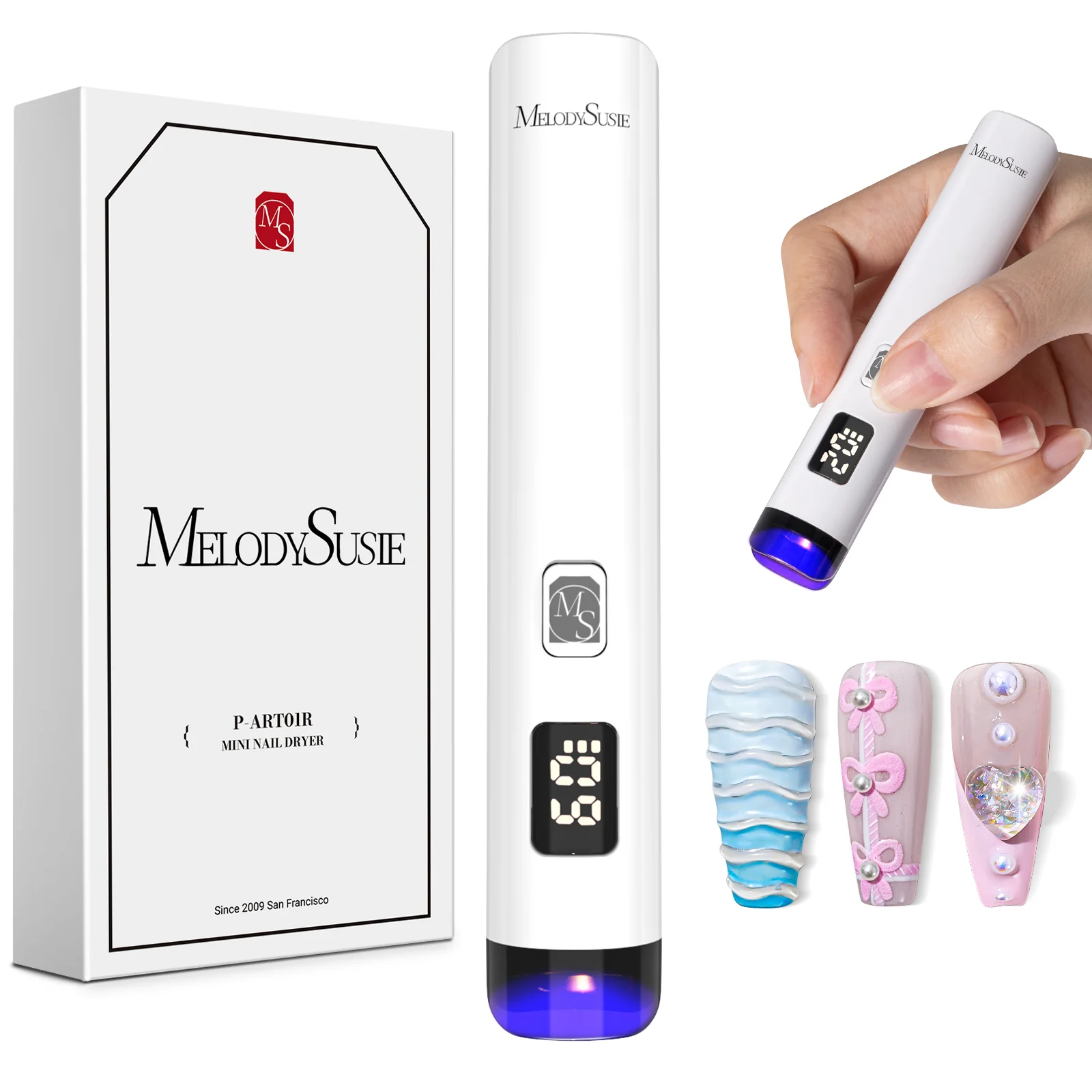 SM200F Plus Rechargeable 35,000RPM Nail Drill Advanced Kit - Image 5