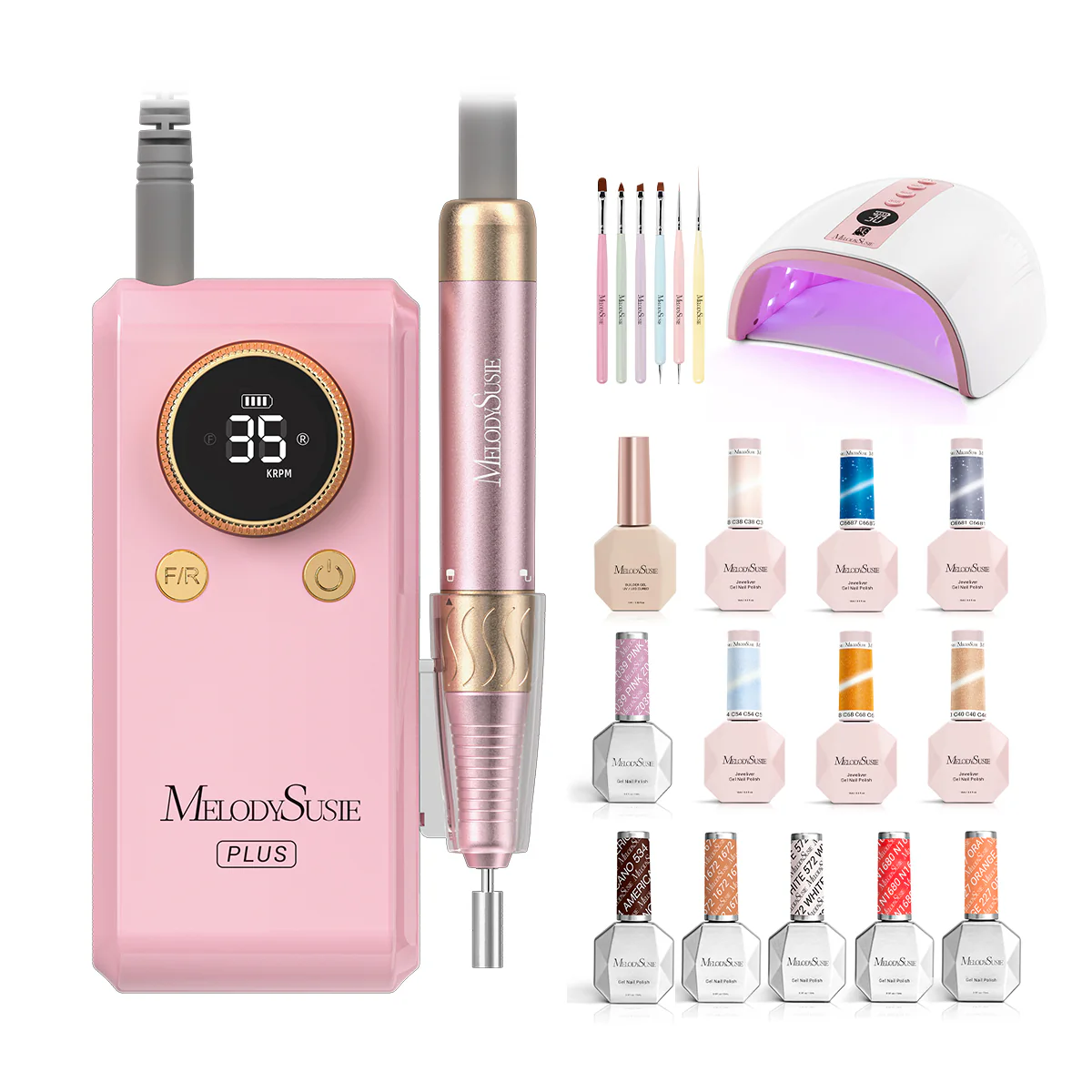 SM330G Clip-On Advanced Rechargeable 2-in-1 Nail Drill with Built-In Stand 35,000RPM - Image 12