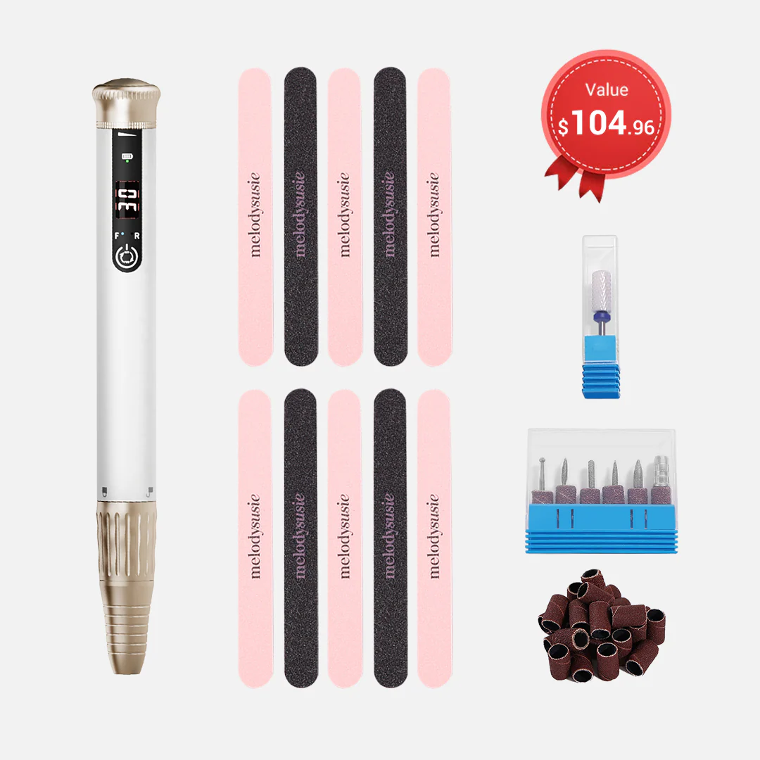SP1(SM220E) Pen-Shaped Rechargeable Nail Drill 30,000RPM - Dust-Free Kit - Image 11