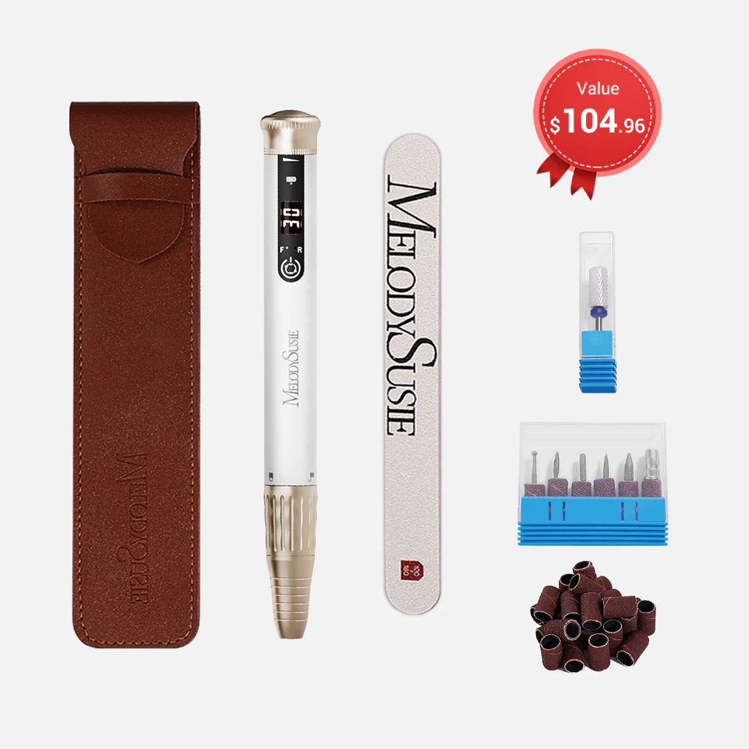 SP1(SM220E) Pen-Shaped Rechargeable Nail Drill 30,000RPM - Starter Set - Image 10