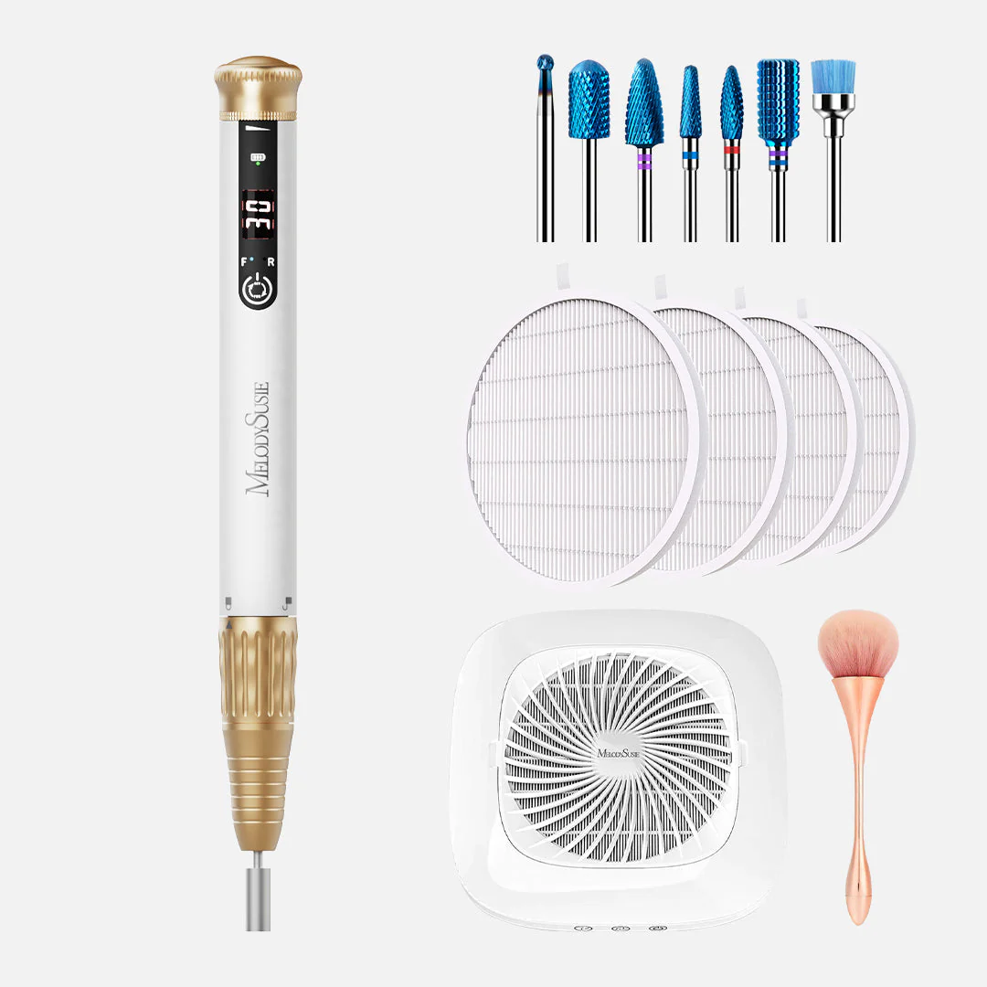 SP1(SM220E) Pen-Shaped Rechargeable Nail Drill 30,000RPM - Starter Set - Image 11