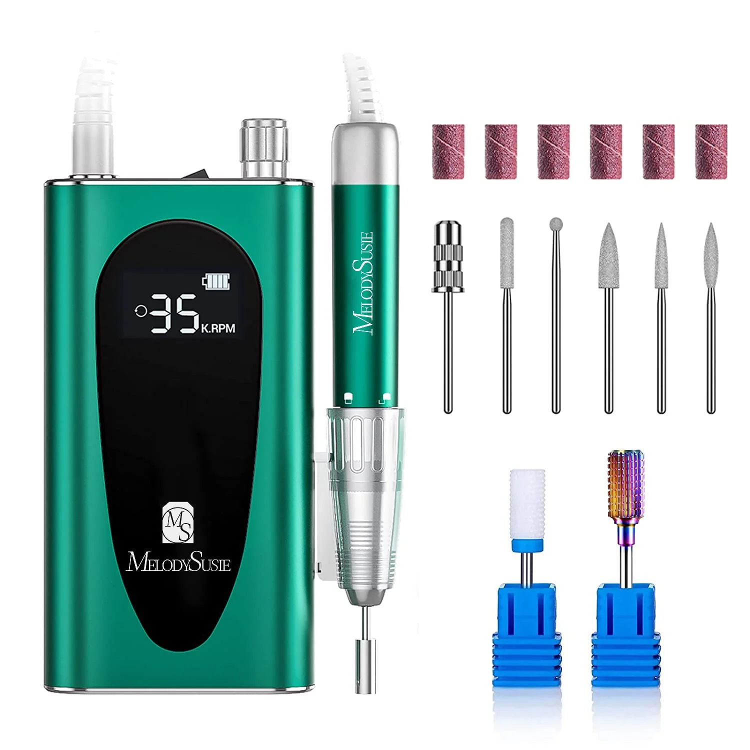 Sparkle Plus(MM400C) Rechargeable Nail Drill 35,000RPM - Image 8