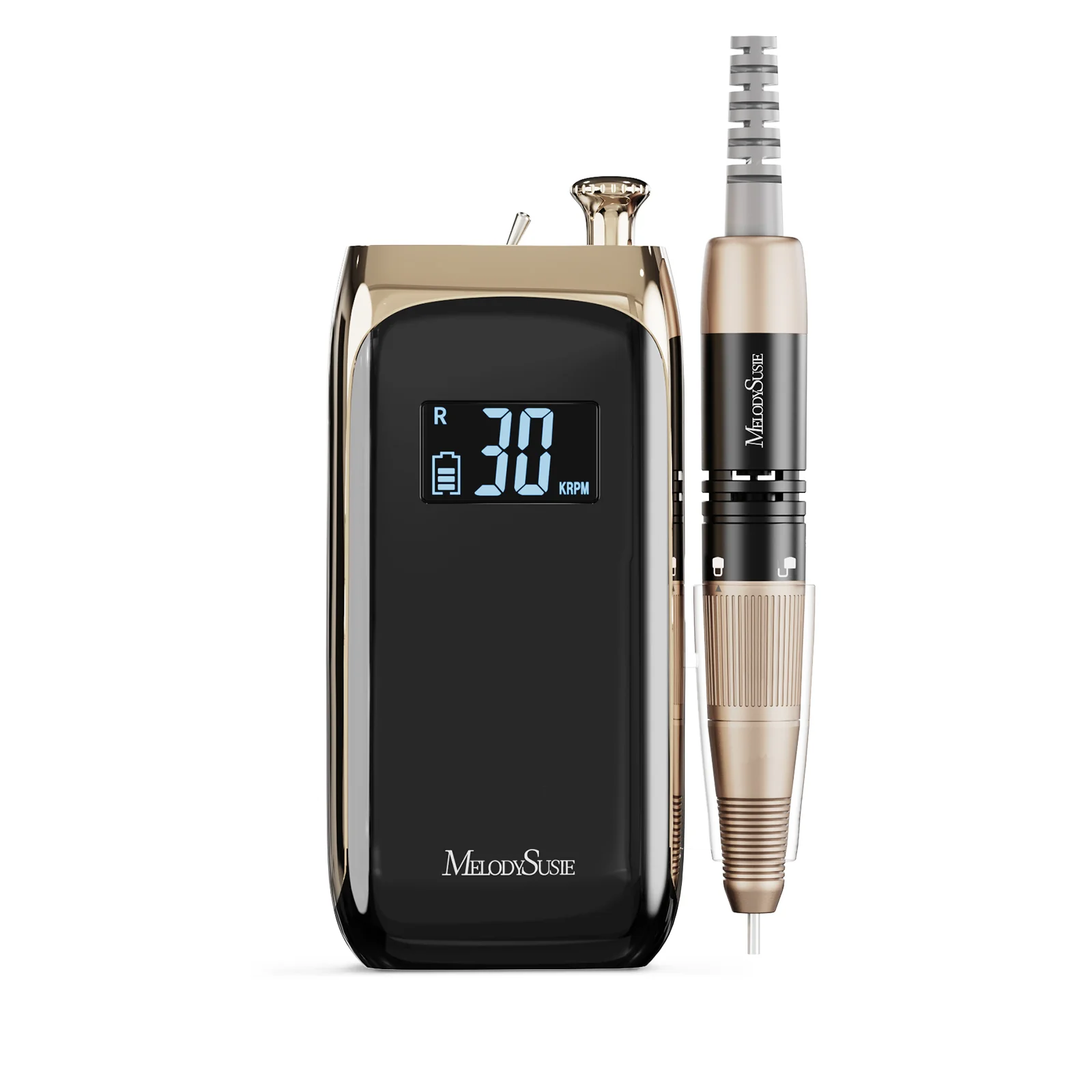 Jade(SC320C) Clip-On Vintage-Style Rechargeable Nail Drill 30,000RPM - Image 9