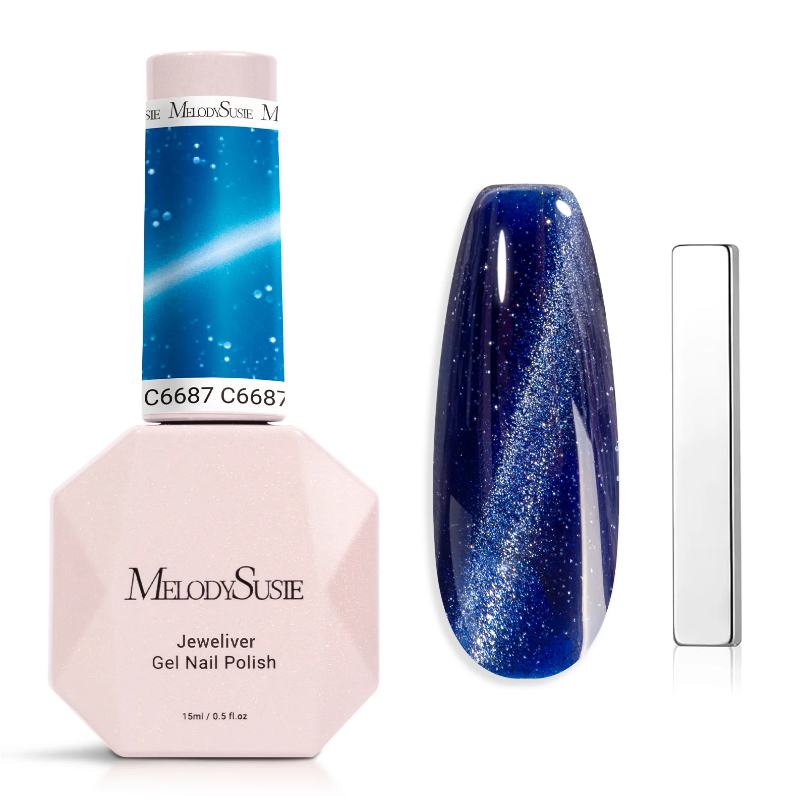 St. Patrick's Day Cat Eye Nail Gel Polish Gift Box - 6 Colors - Image 3