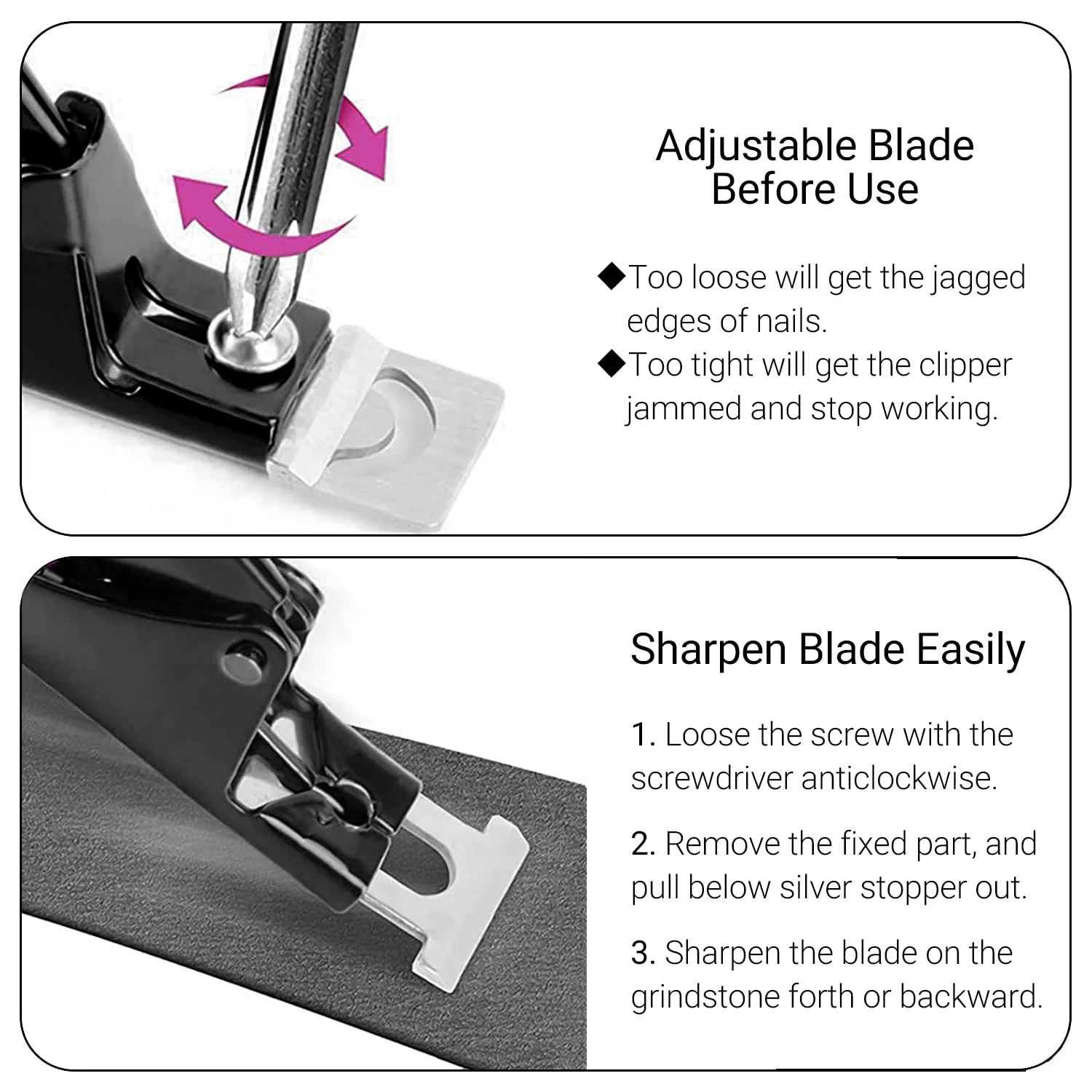 Stainless Steel Edge Cutter - Black - Image 4