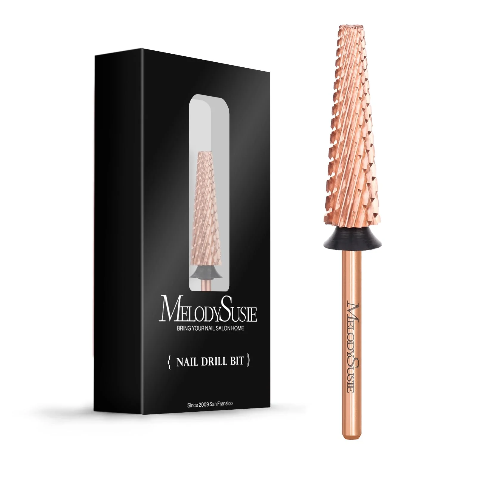 Super Long 5 in 1 Tungsten Carbide Nail Drill Bit (Rose-Gold) - Image 10