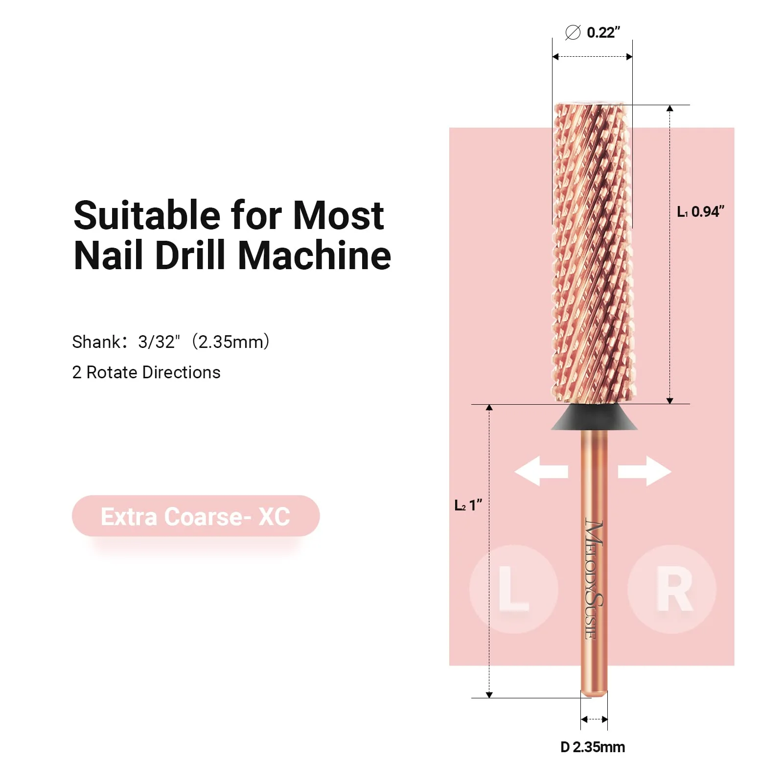 Super Long Tapered Tungsten Carbide Nail Drill Bit - Image 4
