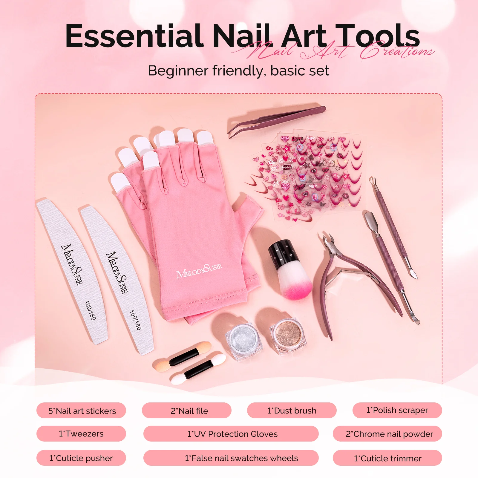 Gel Nail Polish Kit with UV Light P-PLUS30F - Image 5