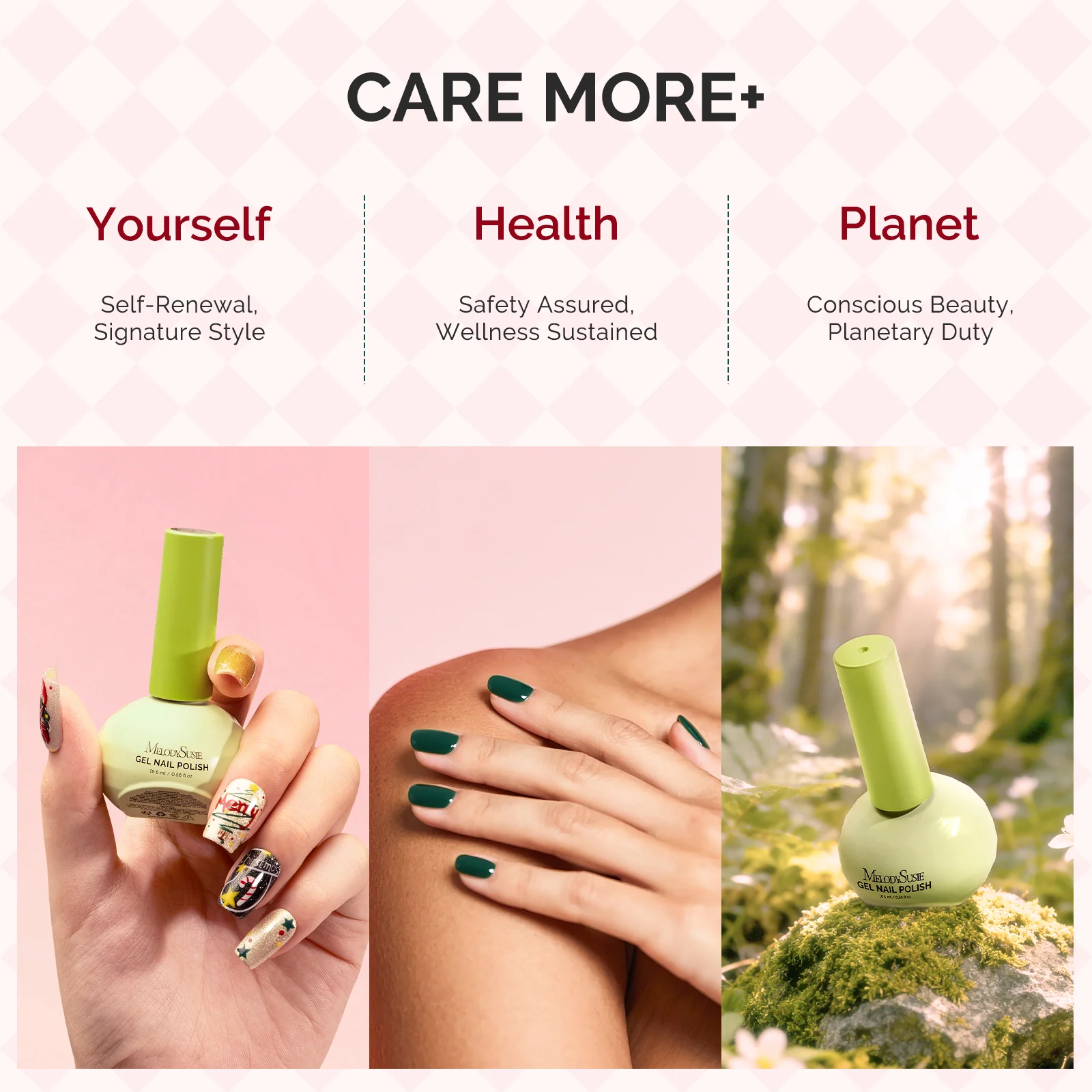 Plant-Based HEMA-Free & HPMA-Free & TPO-Free Gel Nail Polish Set - Crimberry Spark Set 16.5ml 6Pcs - Image 5
