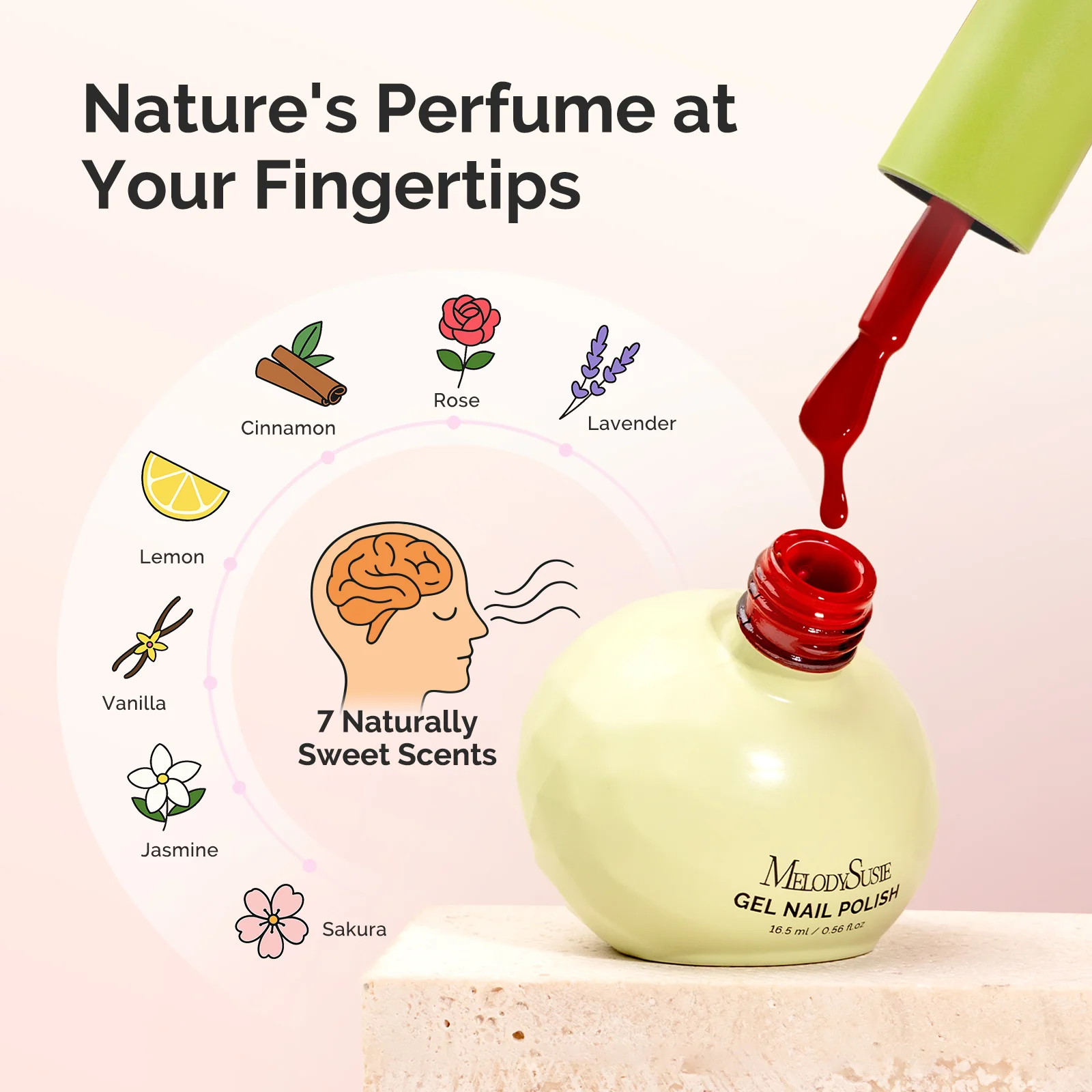 Plant-Based HEMA-Free & HPMA-Free & TPO-Free Gel Nail Polish Set - Crimberry Spark Set 16.5ml 6Pcs - Image 3