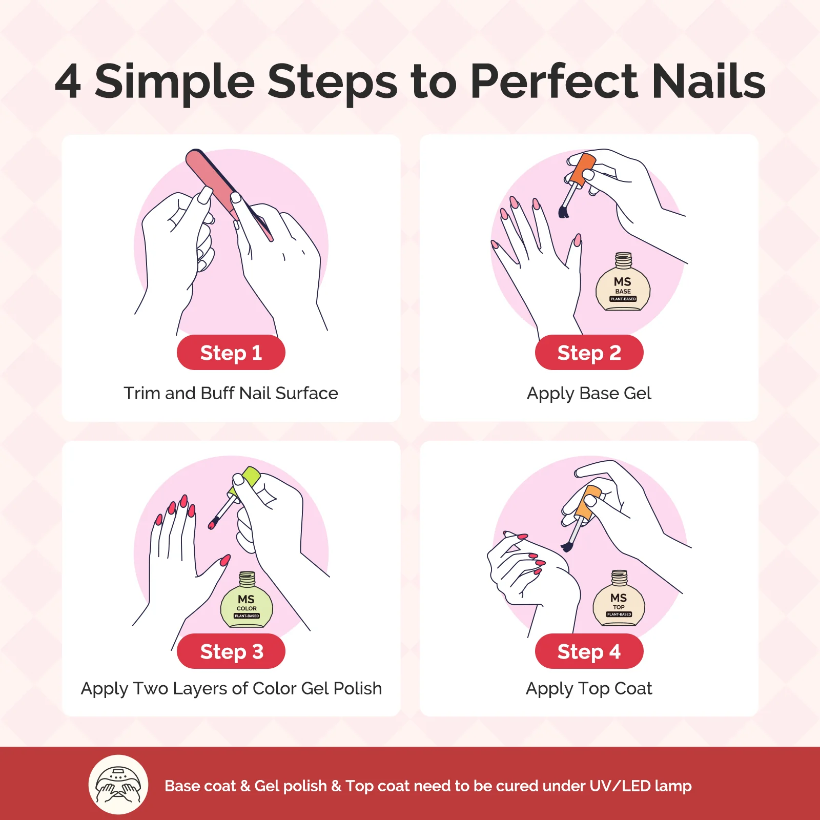 Plant-Based HEMA-Free & HPMA-Free & TPO-Free Gel Nail Polish Set - Crimberry Spark Set 16.5ml 6Pcs - Image 7