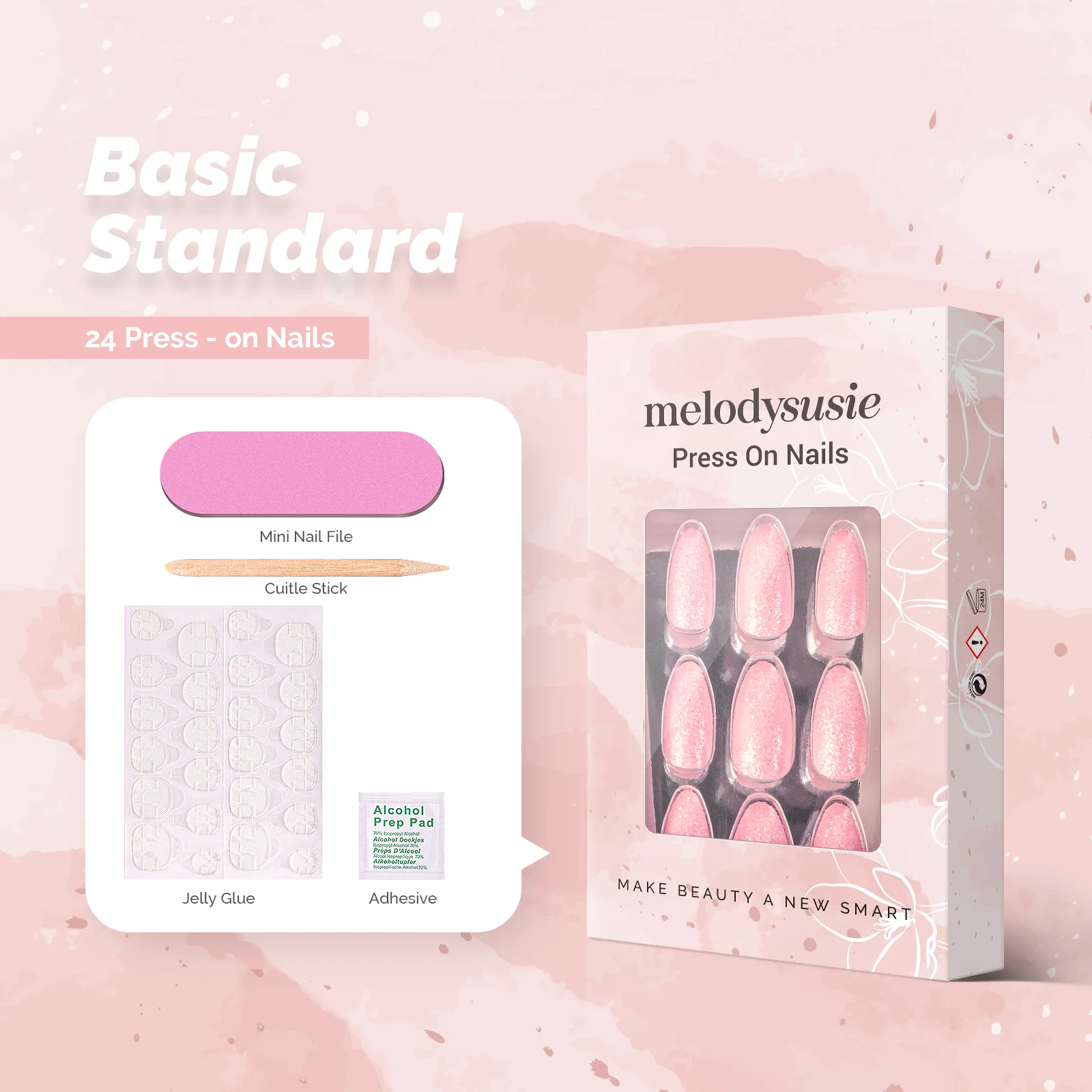 Sweetheart Acrylic Press On Nails Kits - Image 3