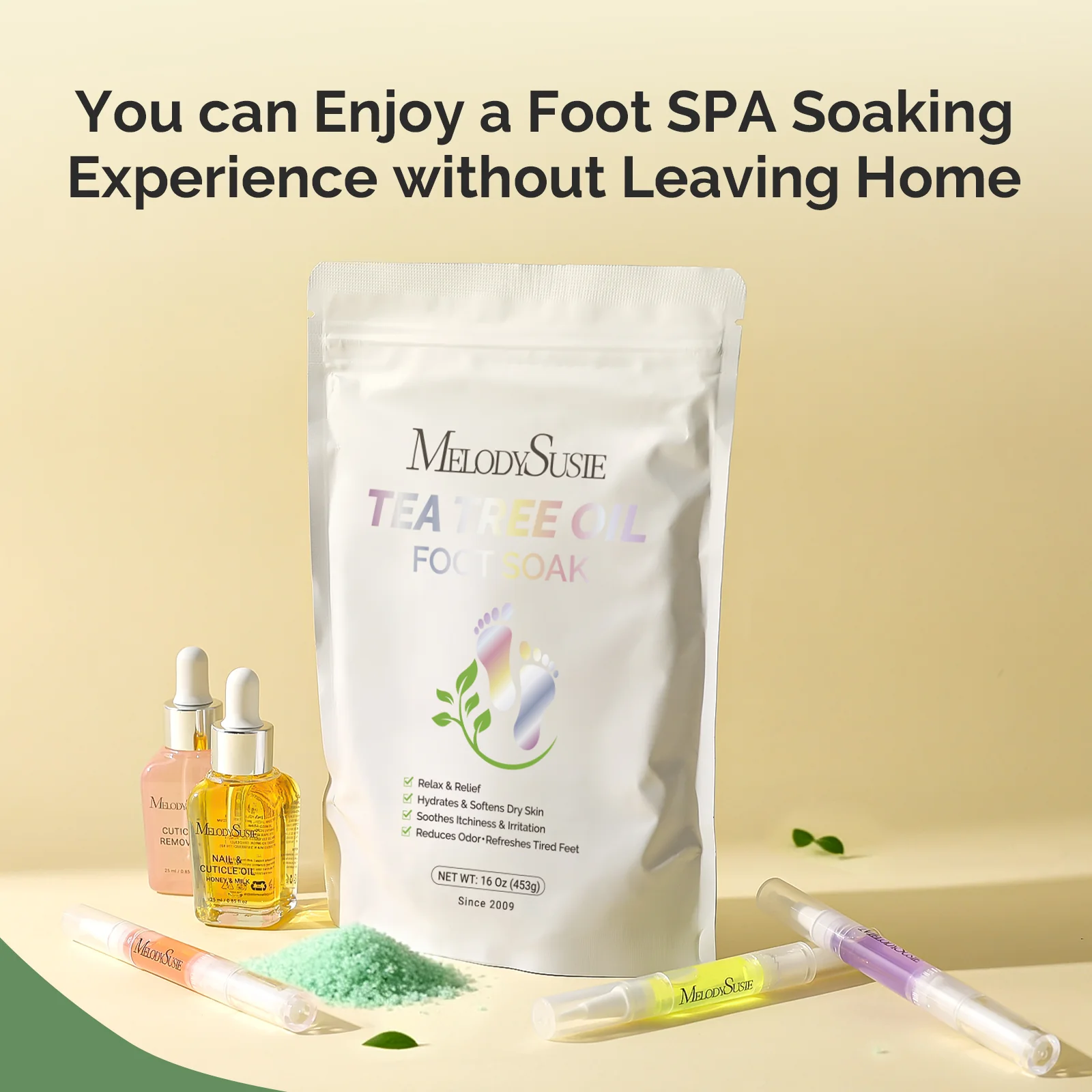 Tea Tree Oil Foot Soak with Sea Salt - Image 7