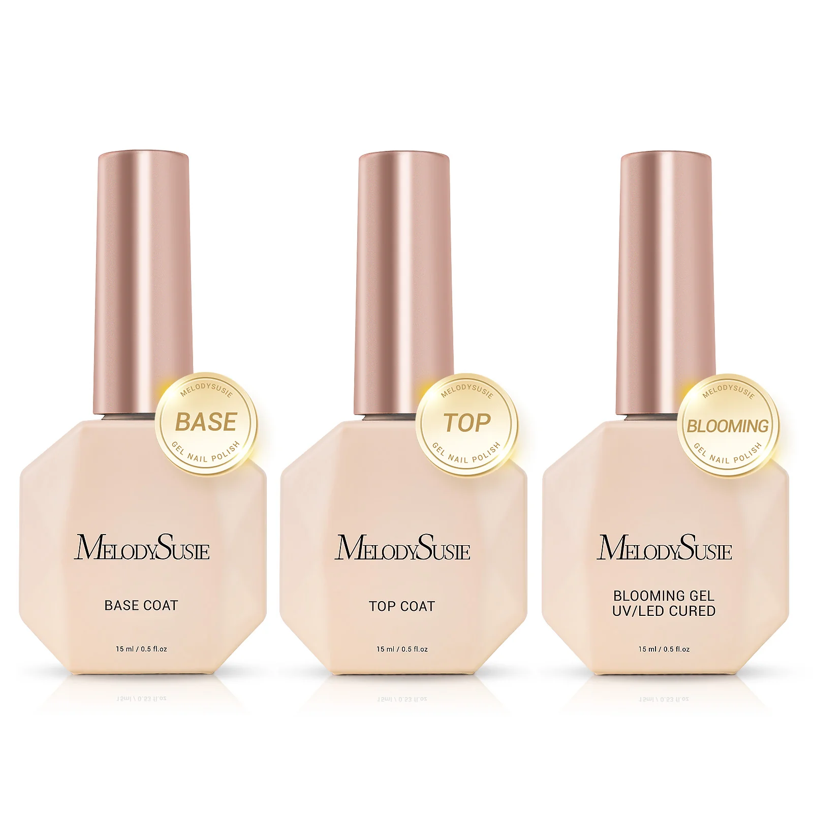 Top & Base Coat Gel Essentials Set - 3Pcs - Image 11