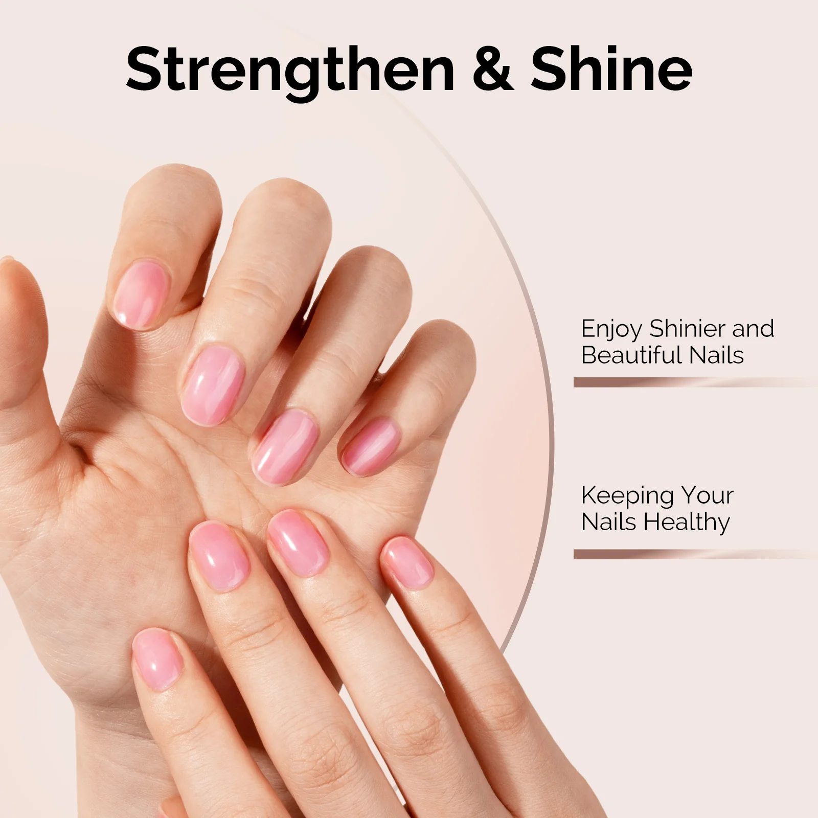 Top Coat & Base Coat 2Pcs - HEMA-Free & HPMA-Free & TPO-Free Gel Nail Polish 0.5 fl oz/15ml - Image 5