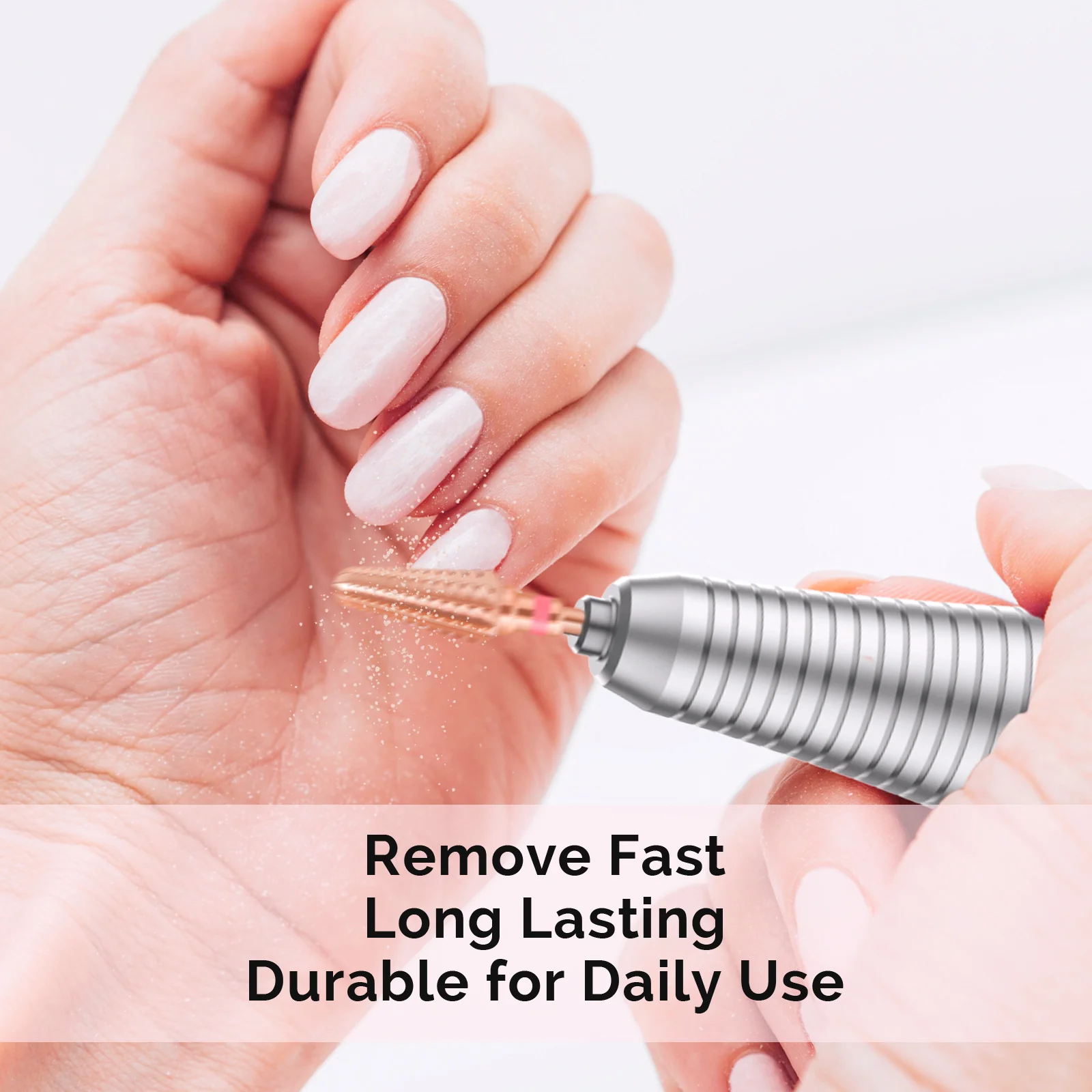 Tornado Tungsten Carbide Nail Drill Bits - Rose Gold - Image 6